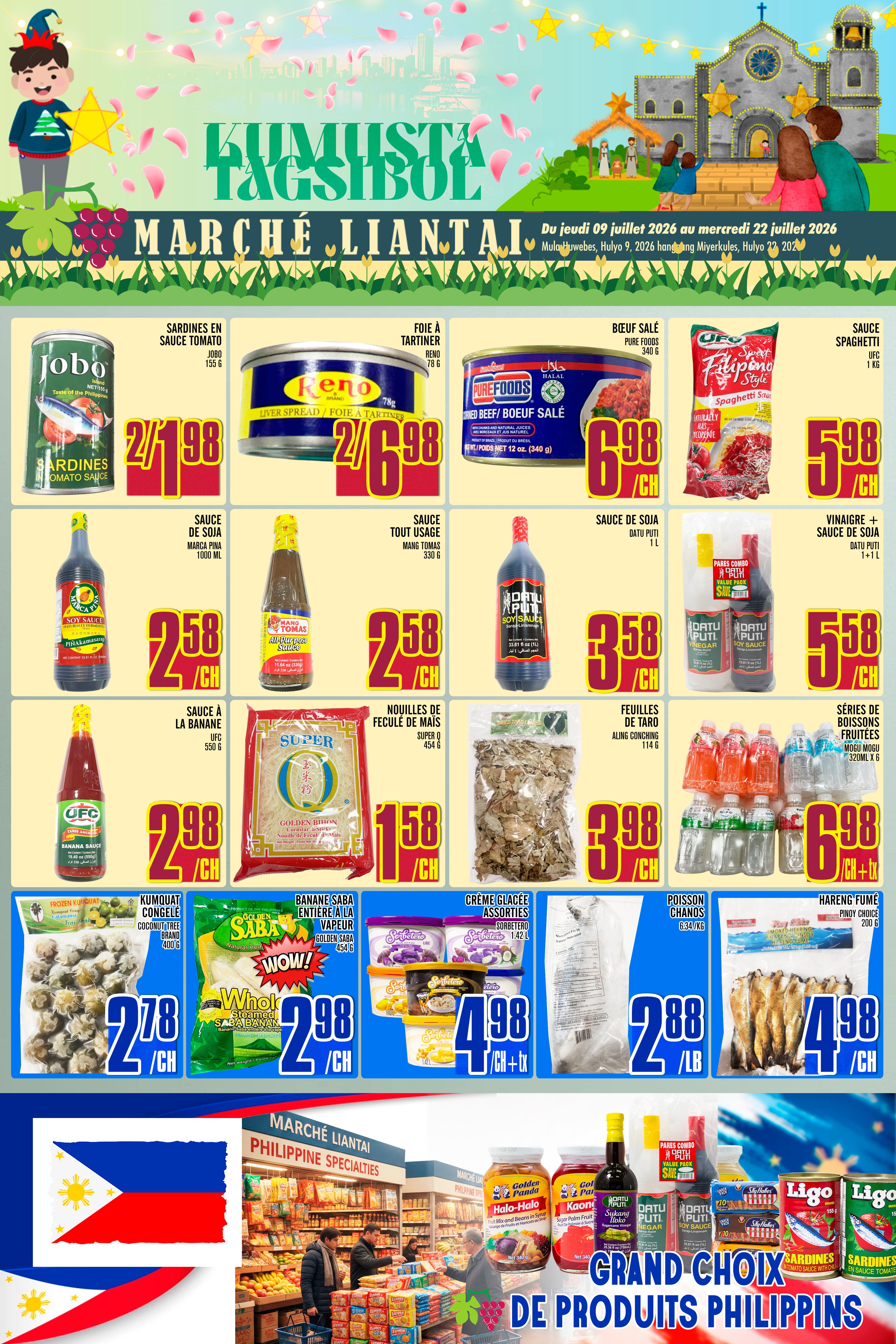 Marche Lian Tai Flyer July 9 to 15