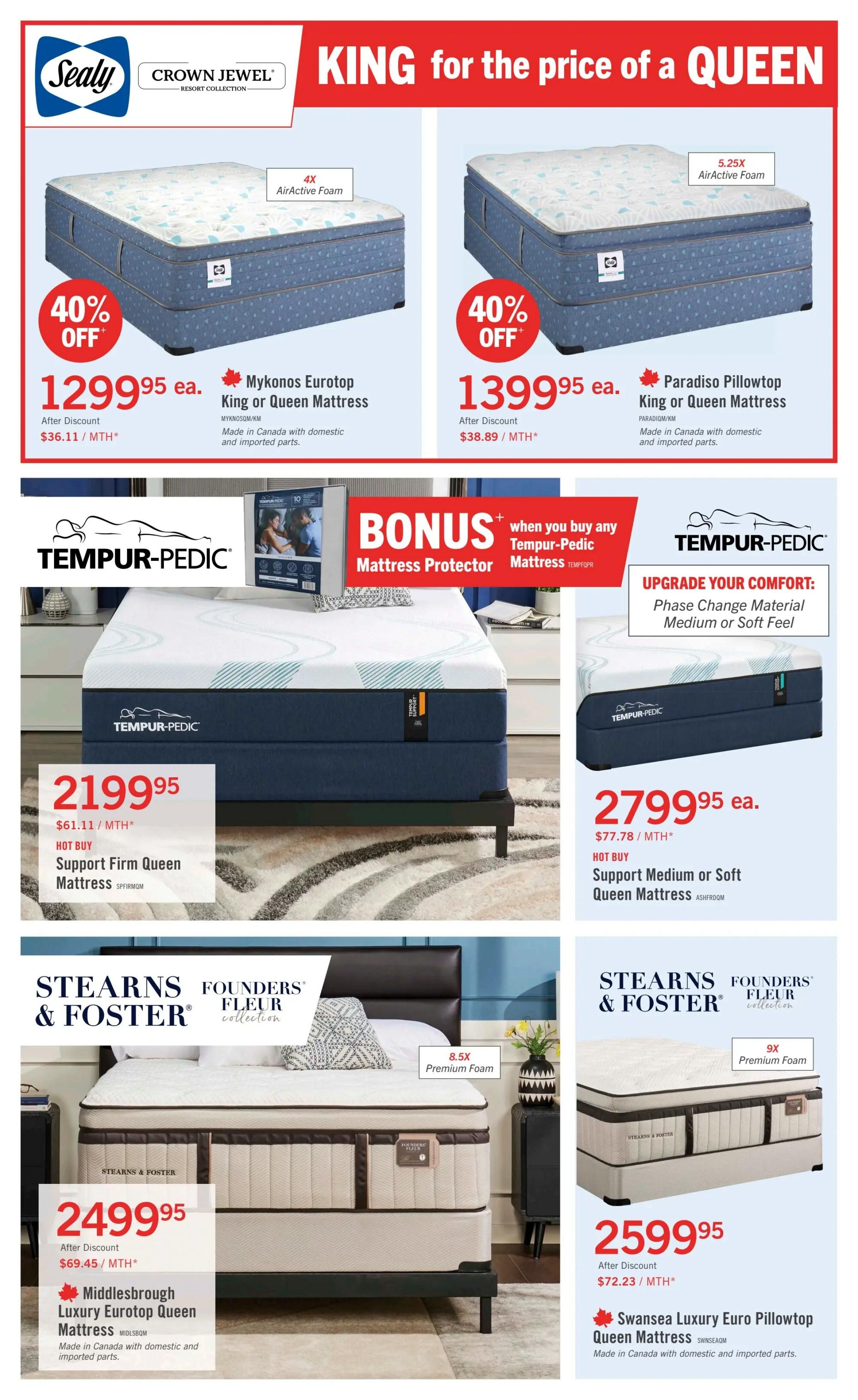 The Brick Mattress Store Flyer July 9 to 15