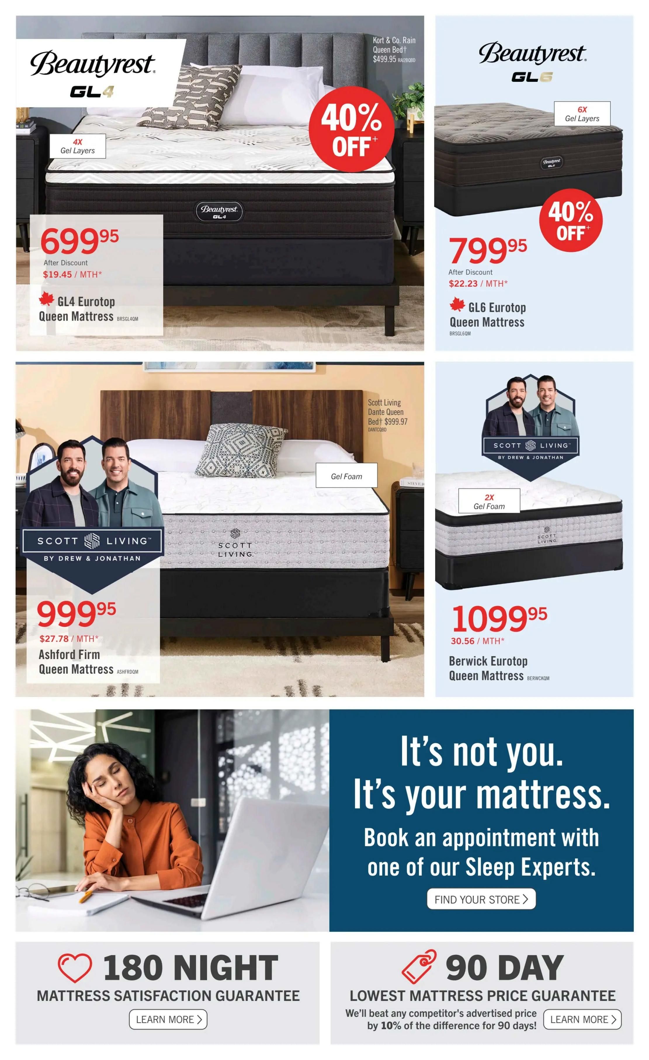 The Brick Mattress Store Flyer July 9 to 15