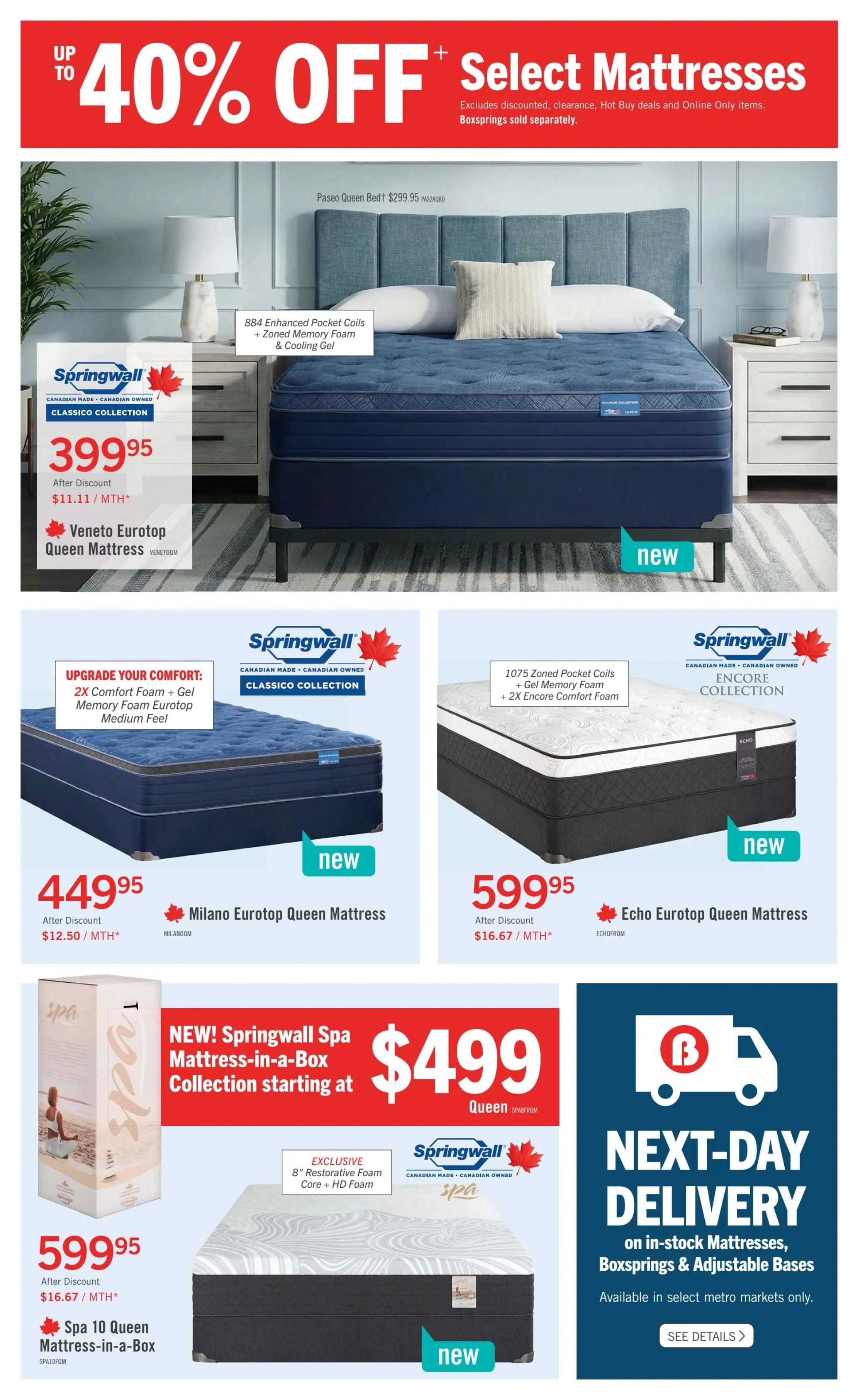 The Brick Mattress Store Flyer July 9 to 15