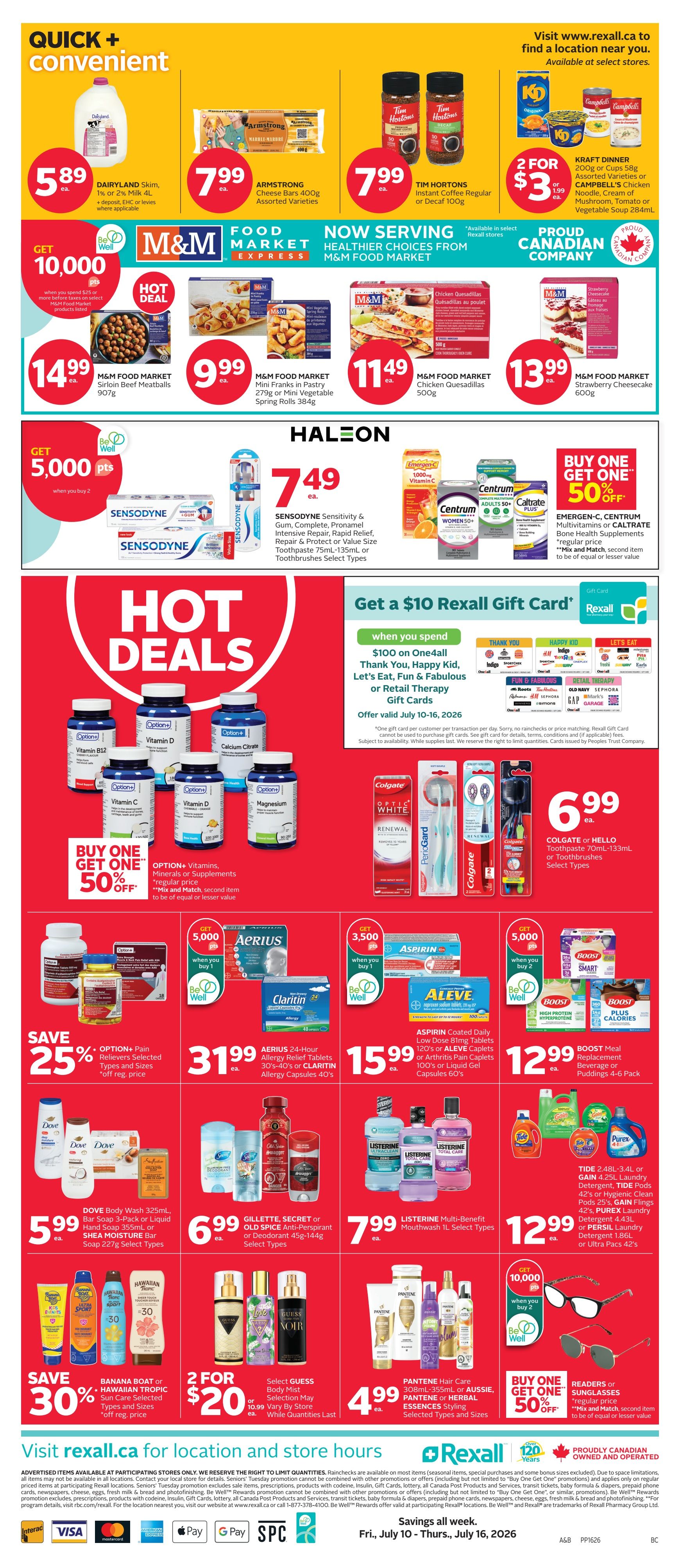 Rexall (BC) Flyer July 10 to 16