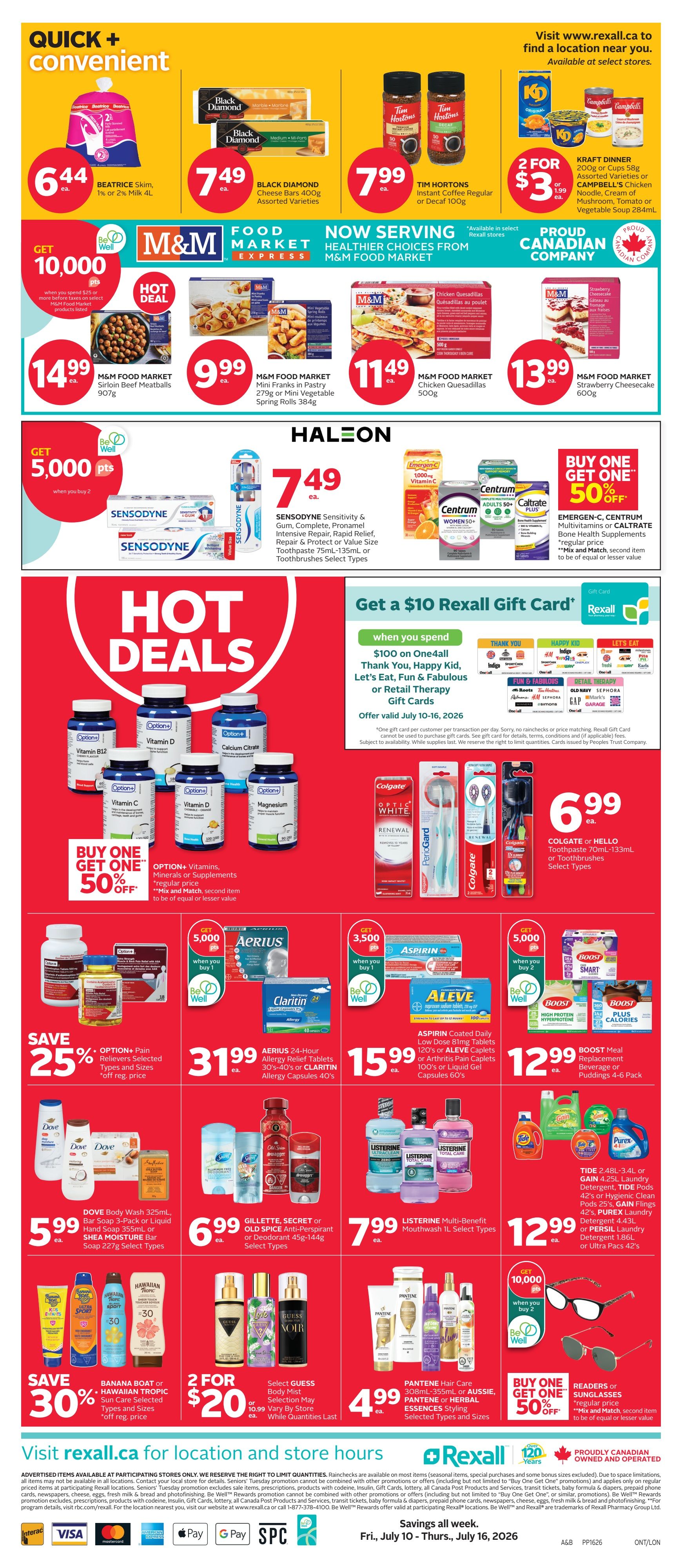 Rexall (ON) Flyer July 10 to 16