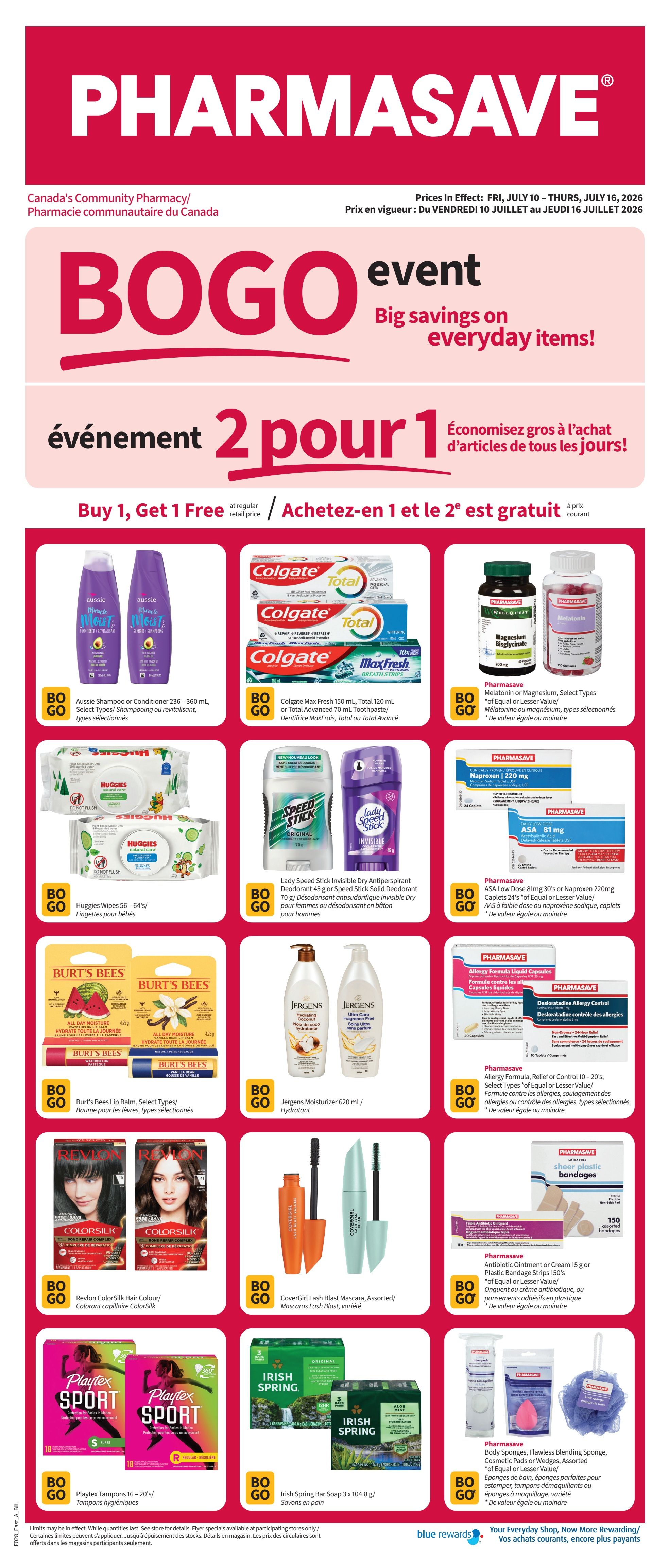Pharmasave (NB) Flyer July 10 to 16