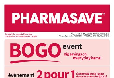 Pharmasave (NB) Flyer July 10 to 16