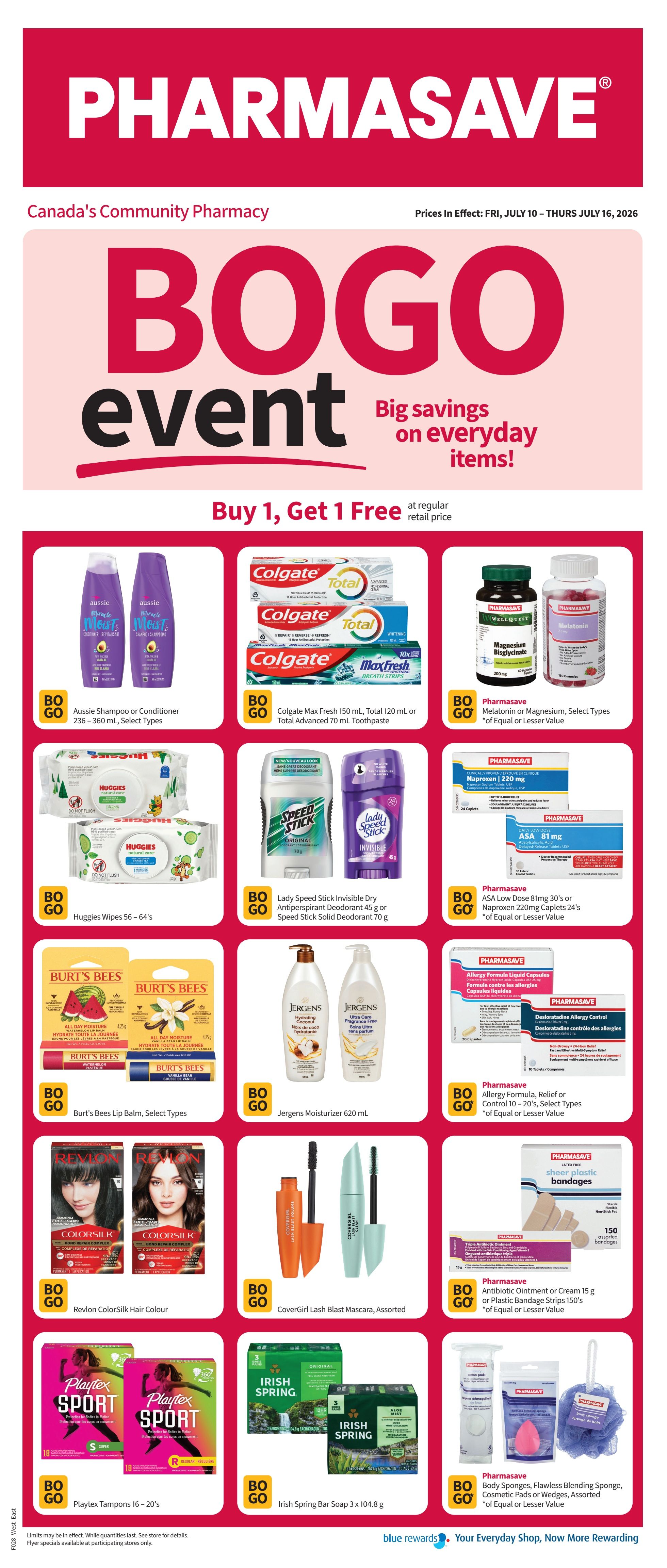 Pharmasave (ON & West) Flyer July 10 to 16