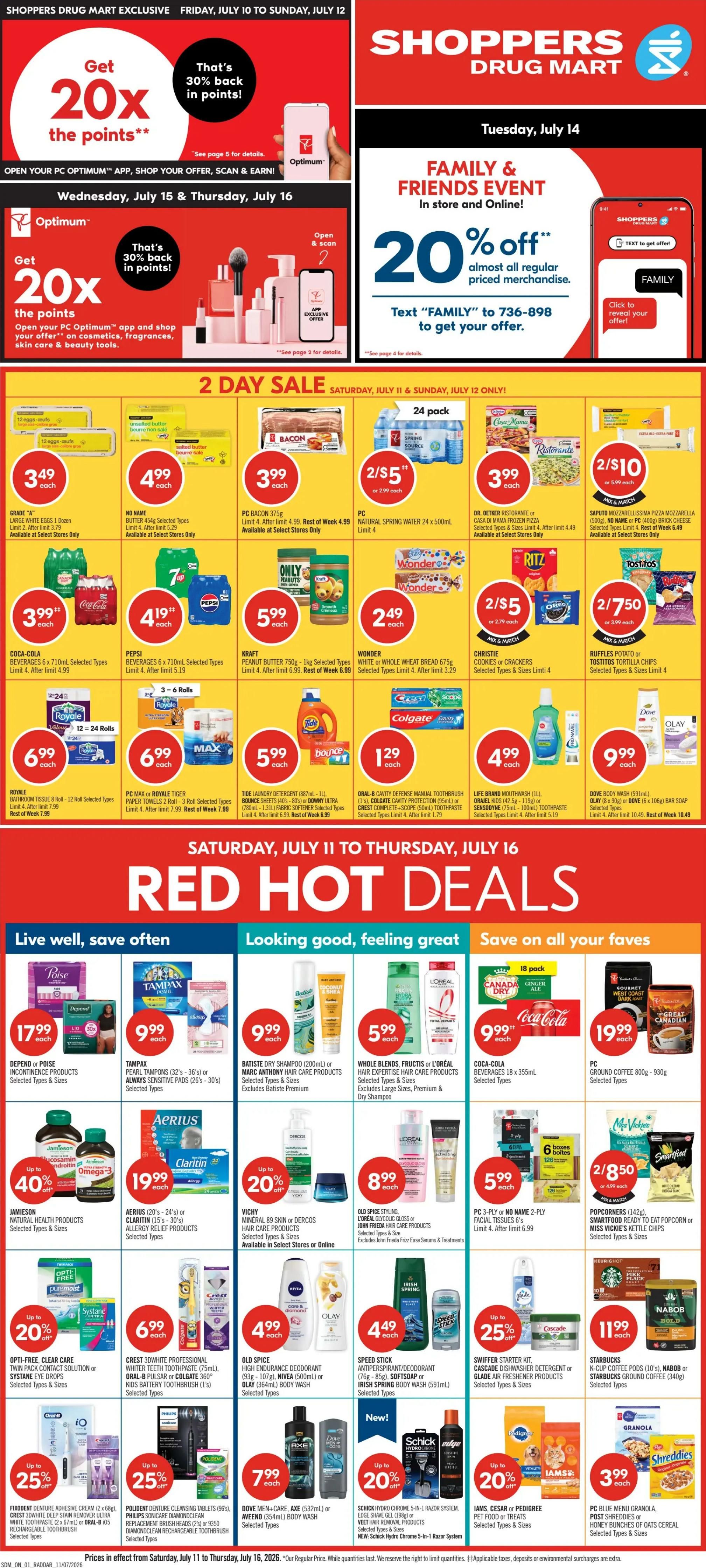 Shoppers Drug Mart (ON) Flyer July 11 to 16