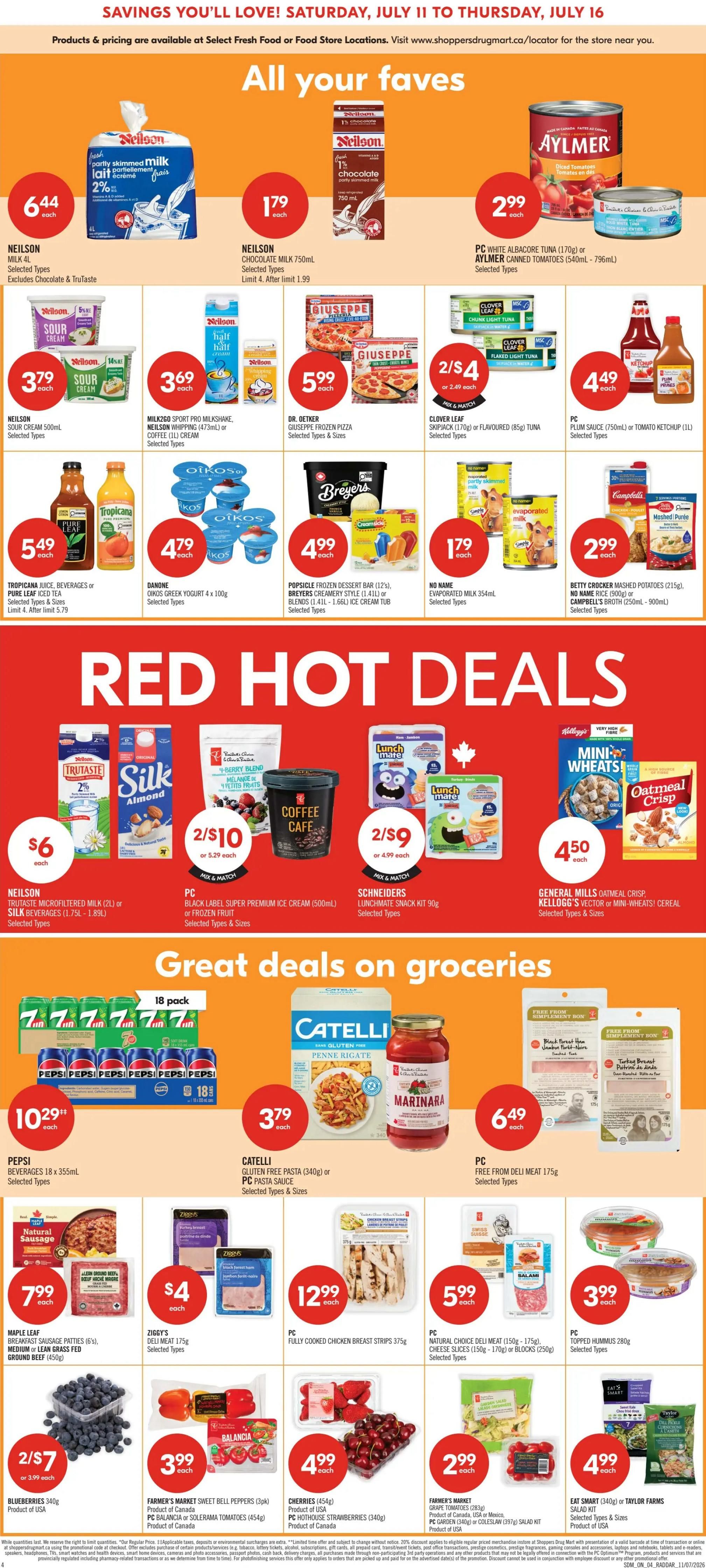 Shoppers Drug Mart (ON) Flyer July 11 to 16