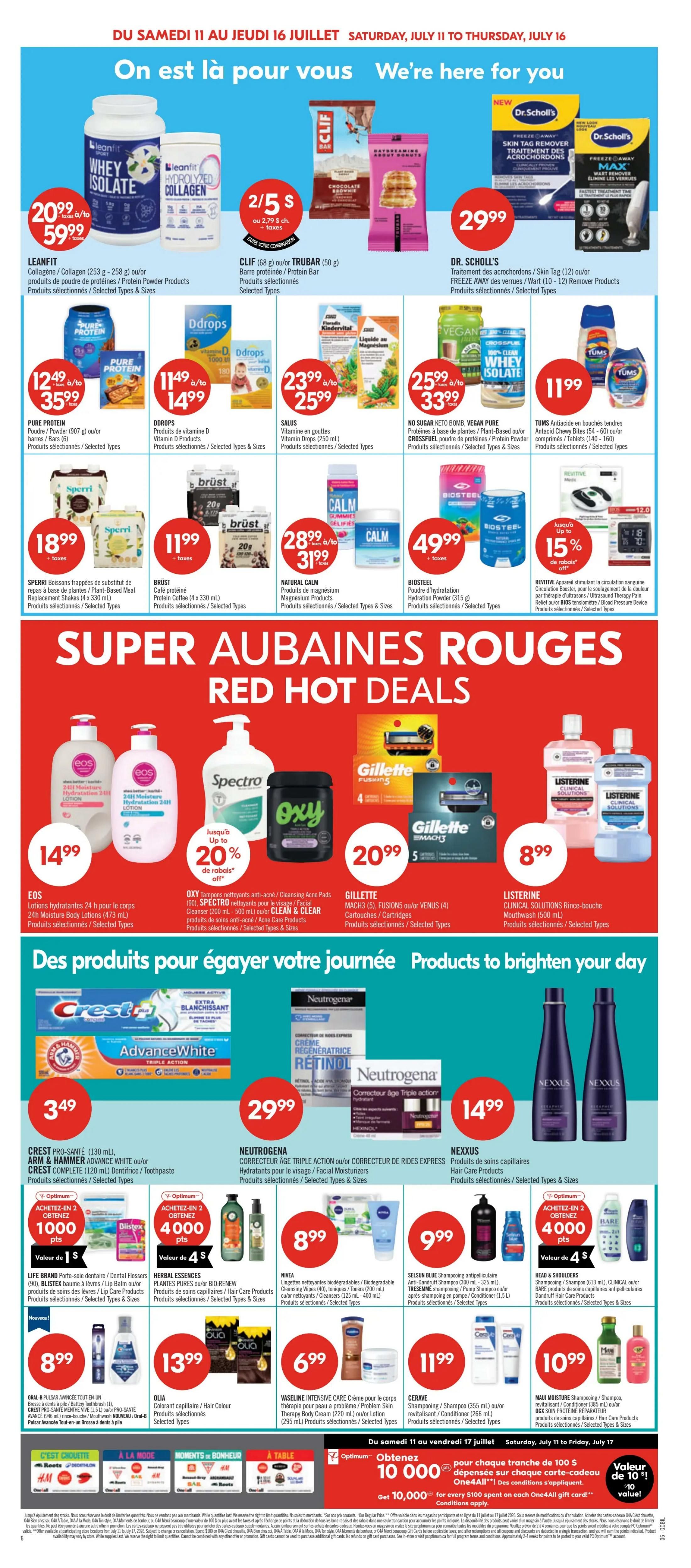 Pharmaprix Flyer July 11 to 16
