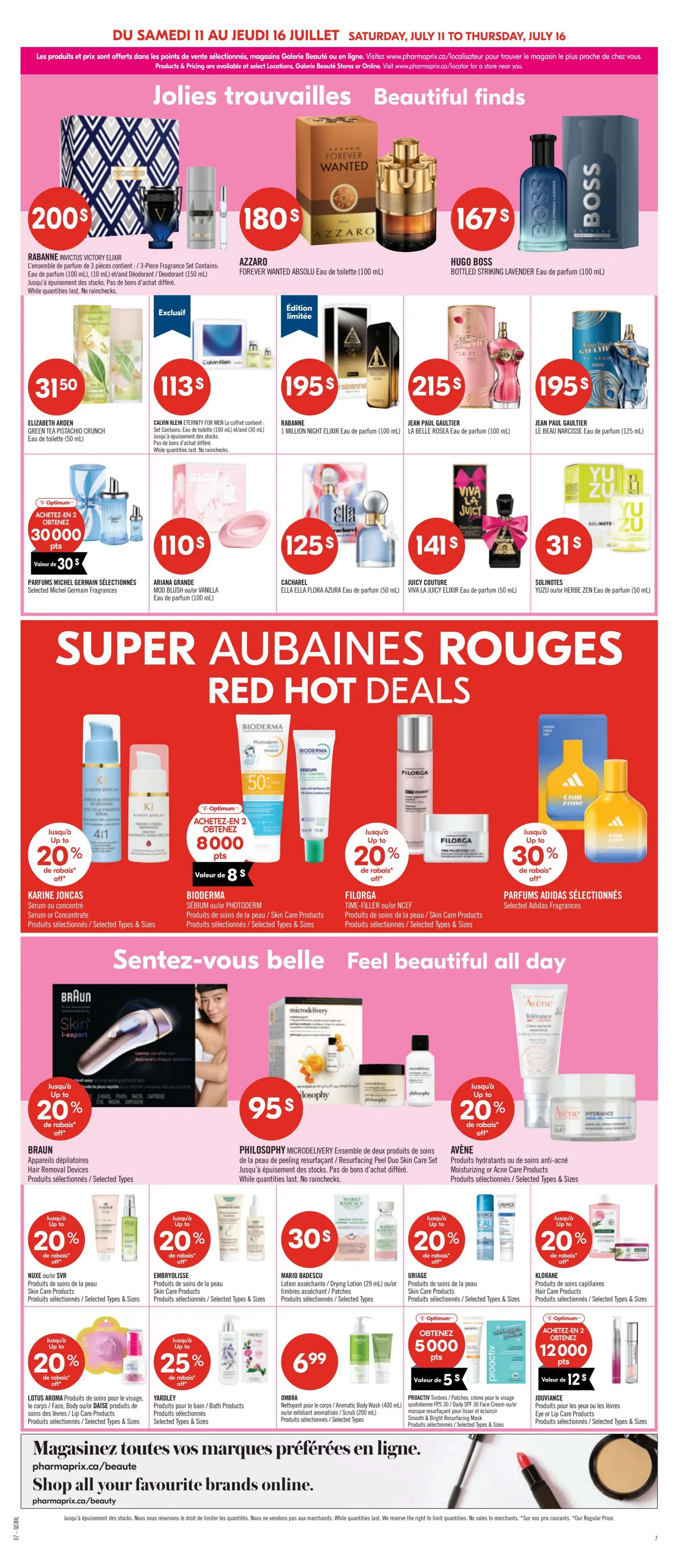 Pharmaprix Flyer July 11 to 16
