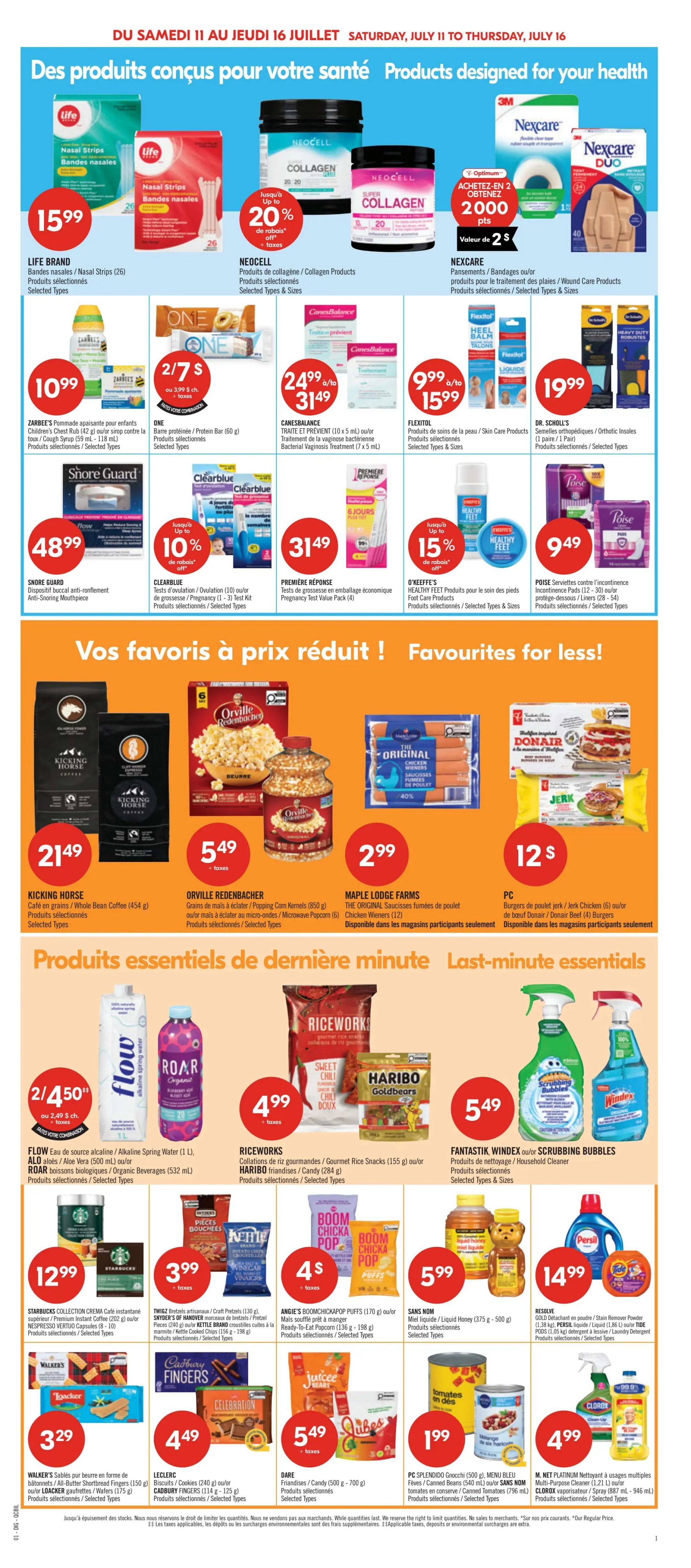 Pharmaprix Flyer July 11 to 16