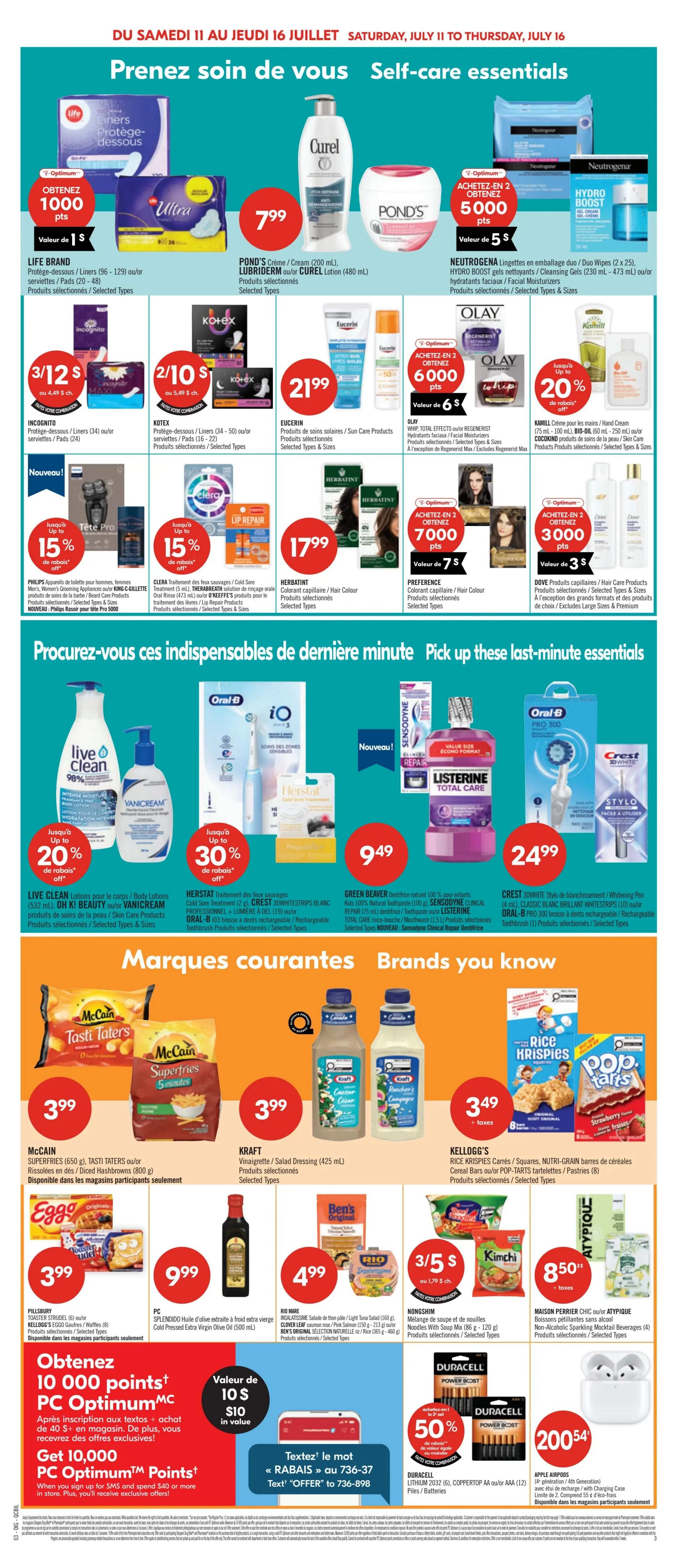 Pharmaprix Flyer July 11 to 16