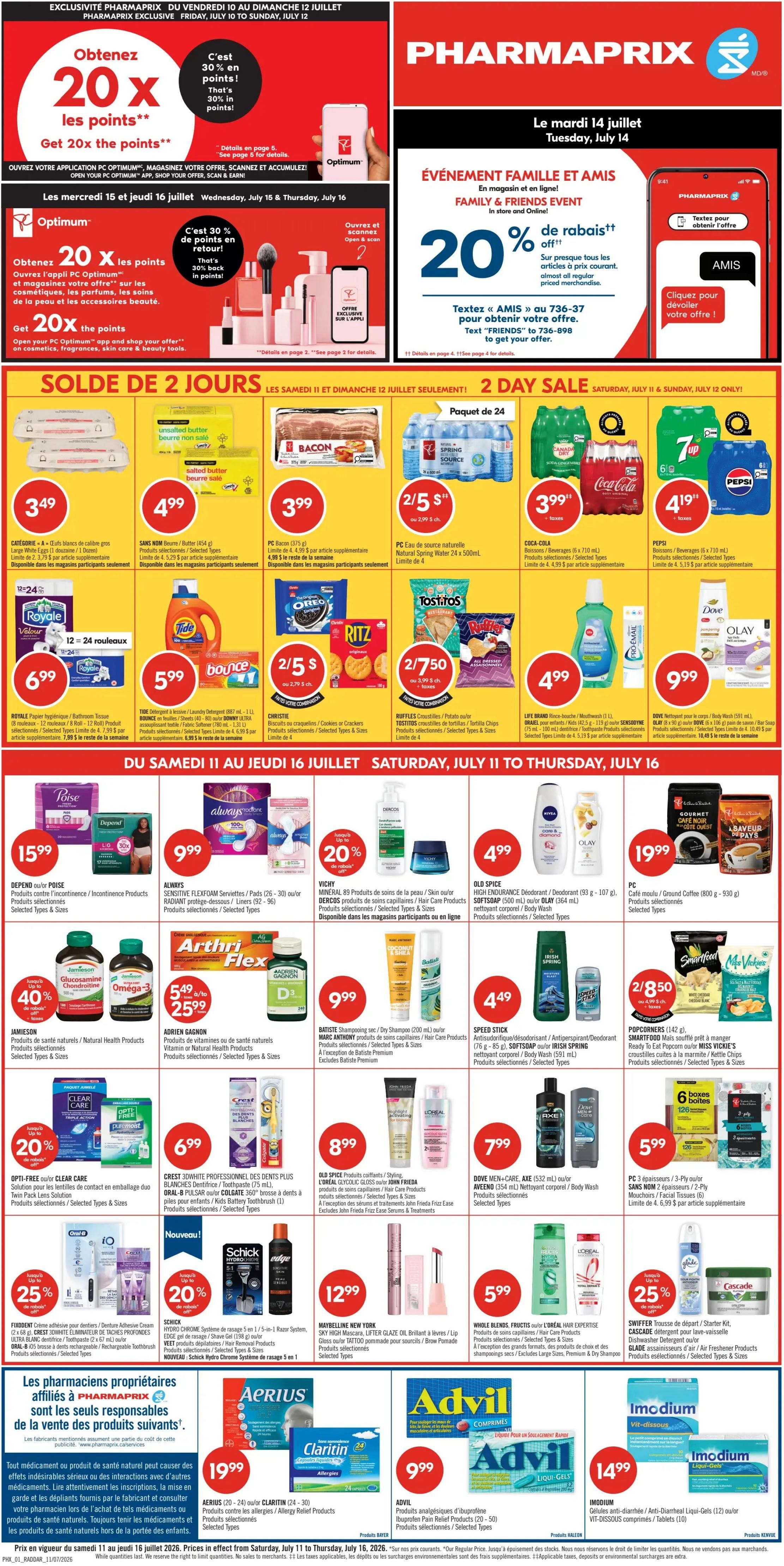 Pharmaprix Flyer July 11 to 16