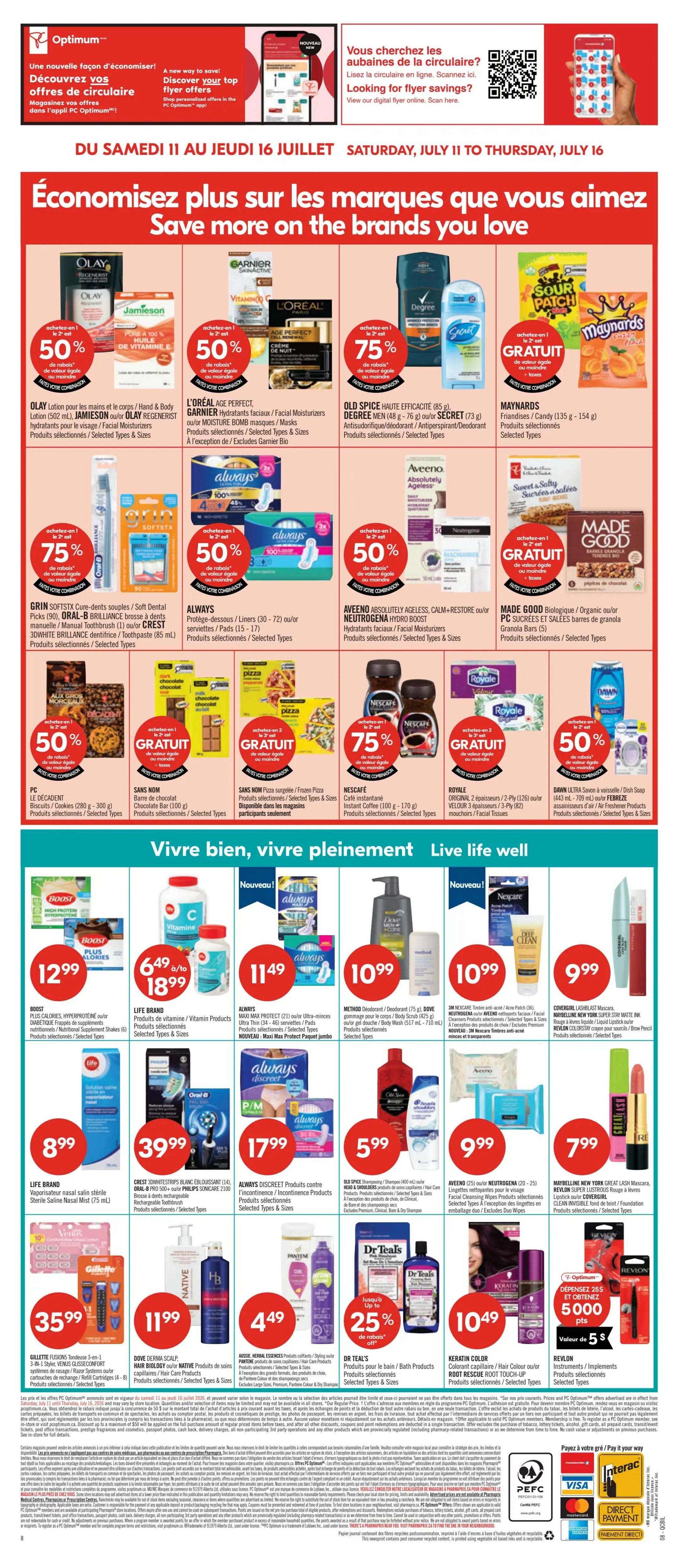 Pharmaprix Flyer July 11 to 16
