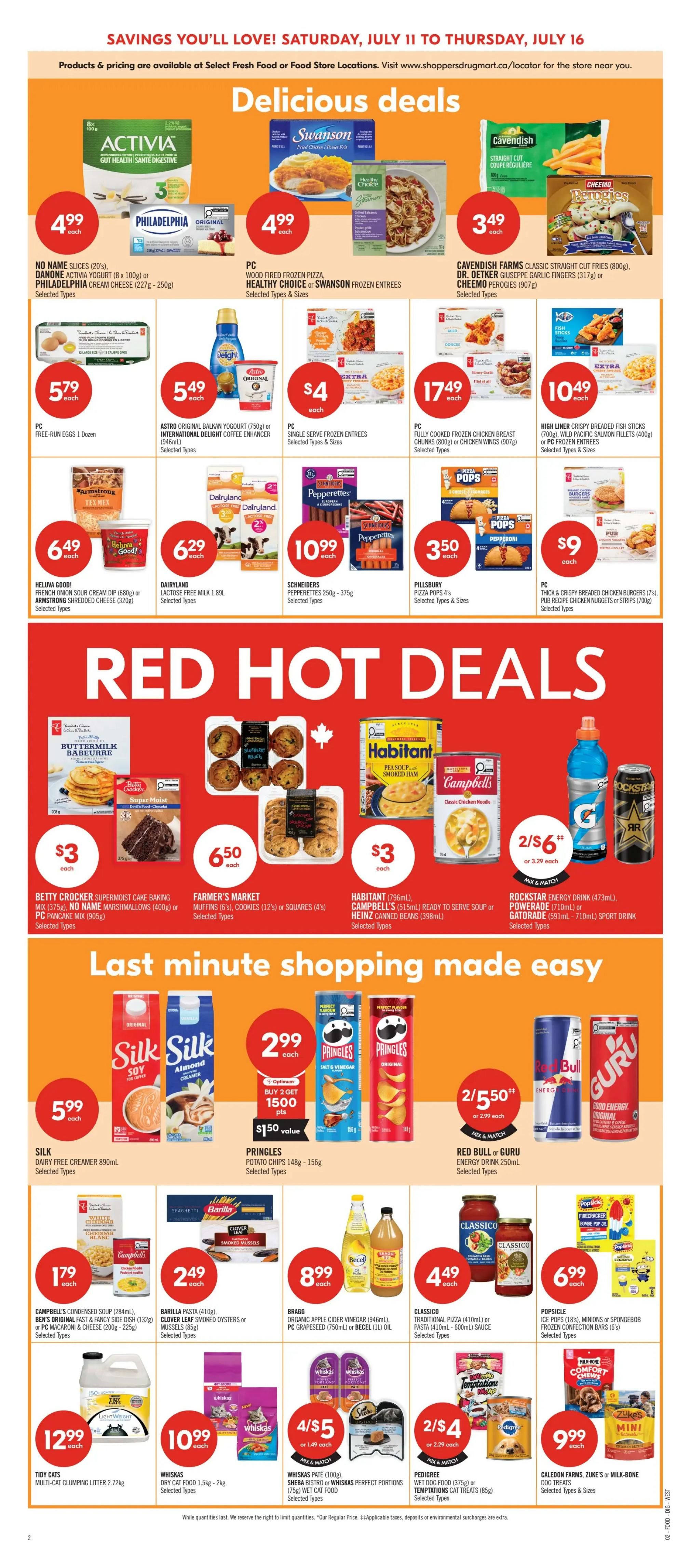 Shoppers Drug Mart (West) Flyer July 11 to 16