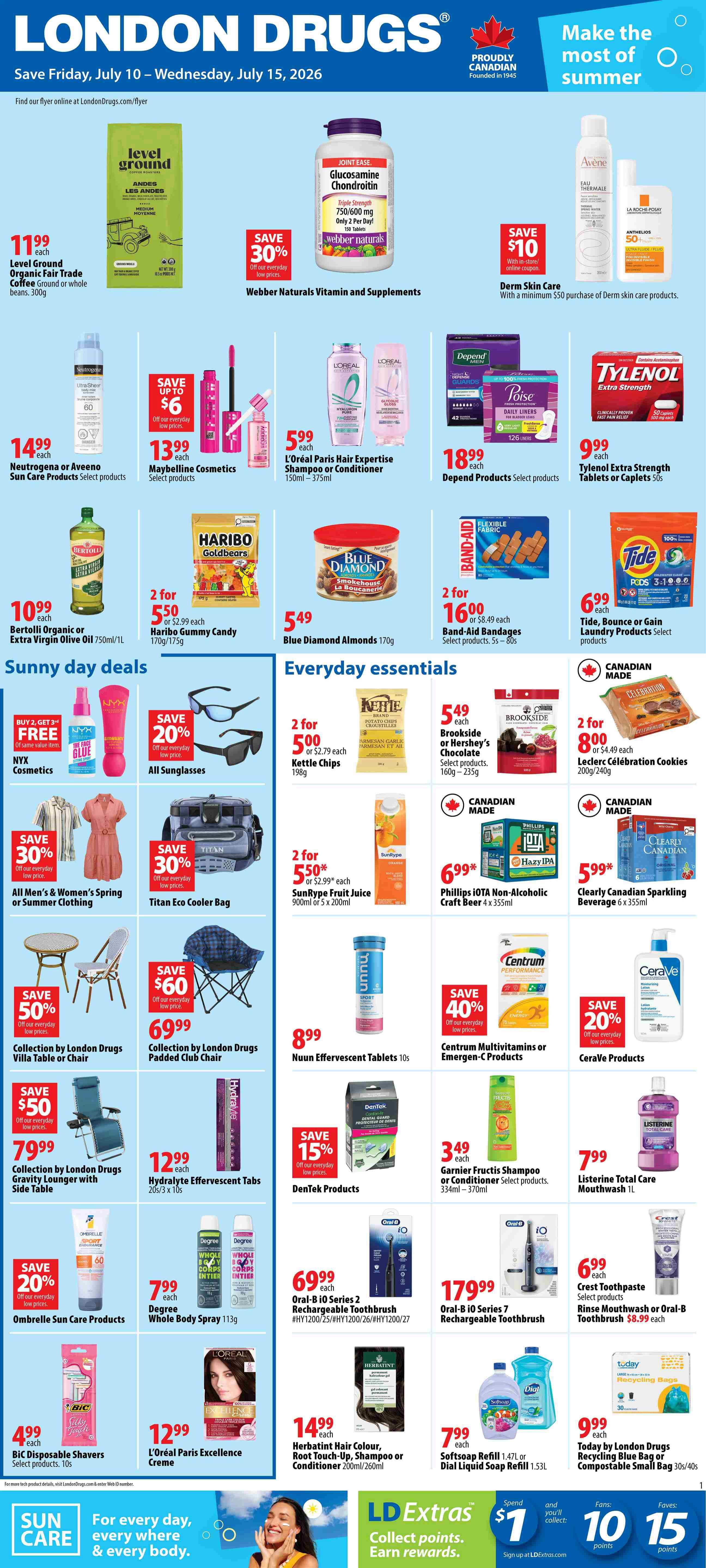 London Drugs Weekly Flyer July 10 to 15