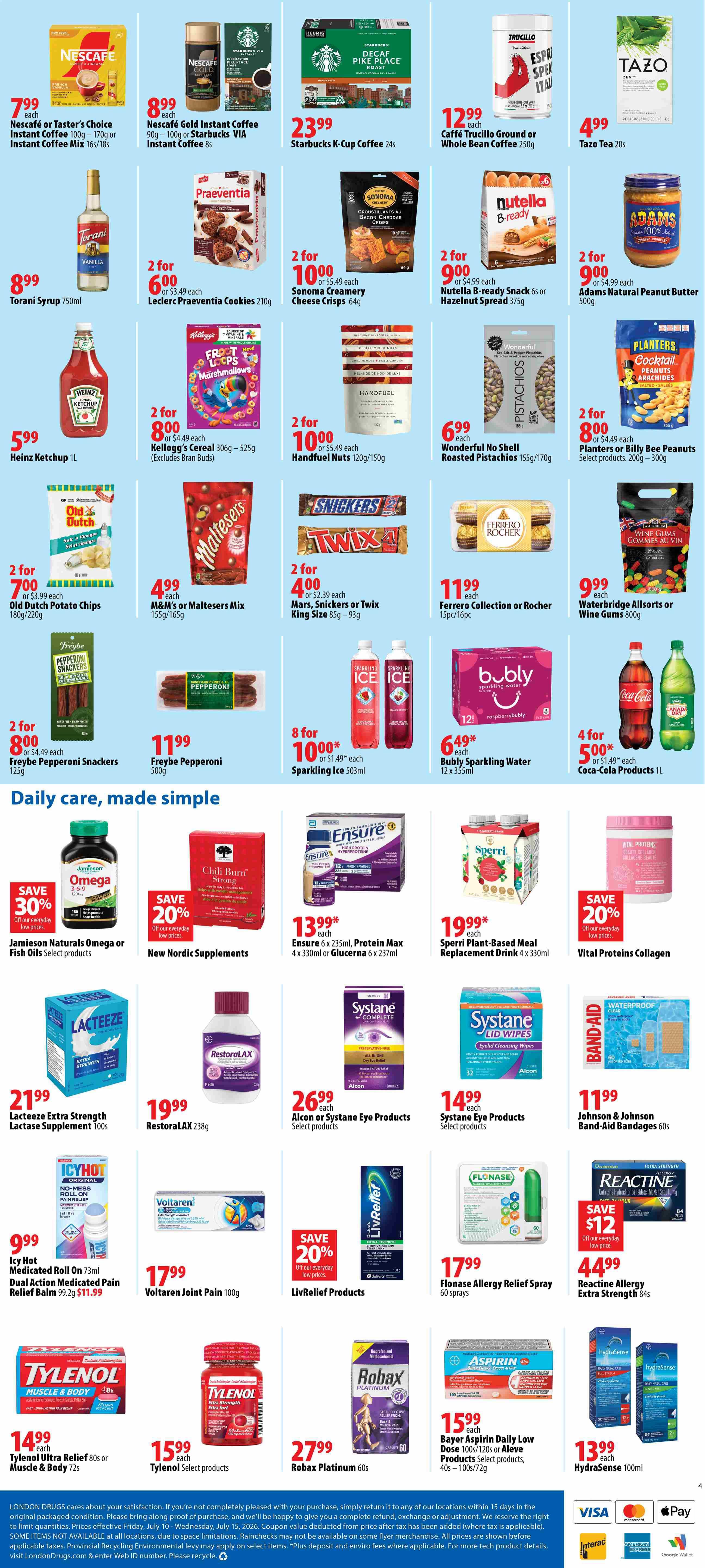 London Drugs Weekly Flyer July 10 to 15