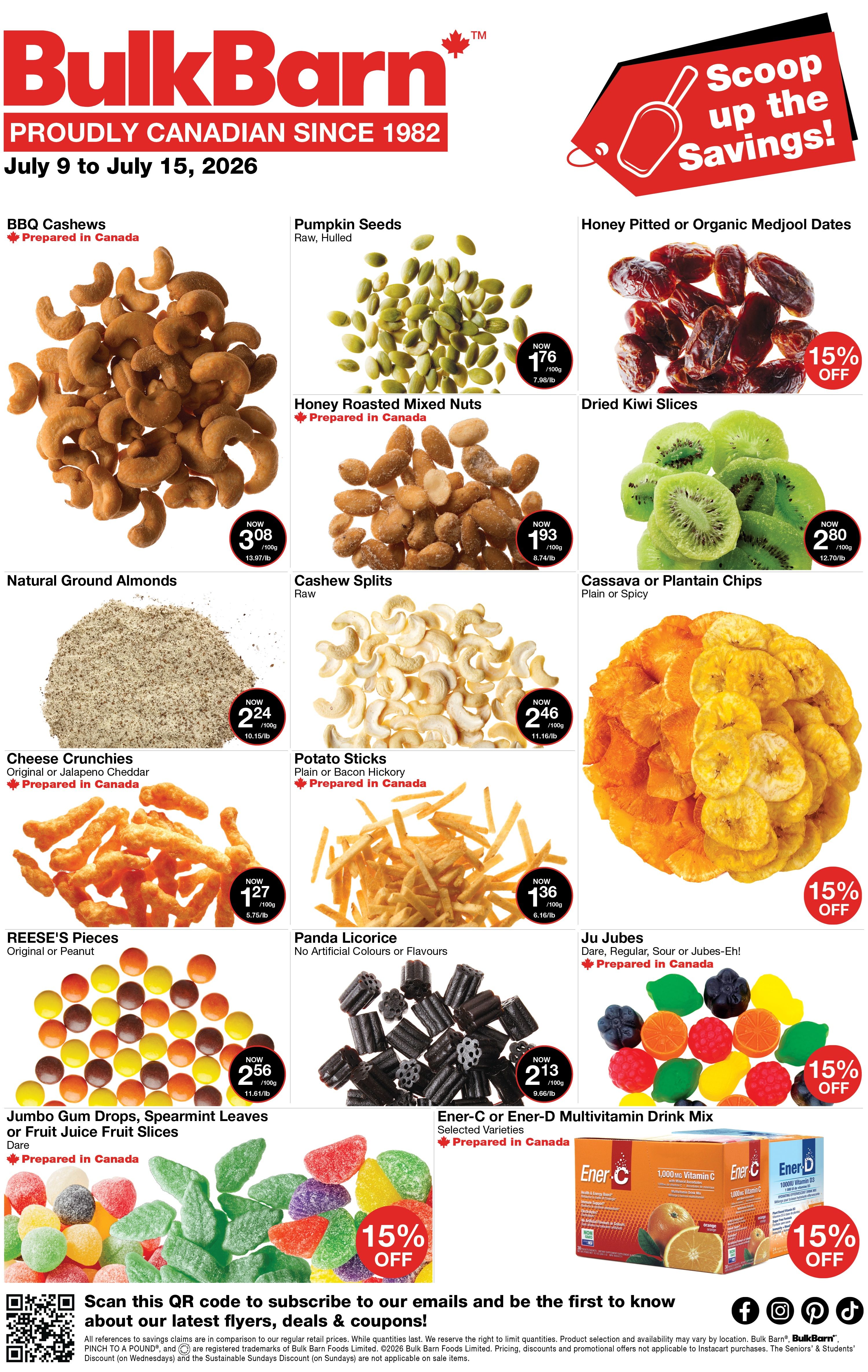 Bulk Barn Flyer July 9 to 15