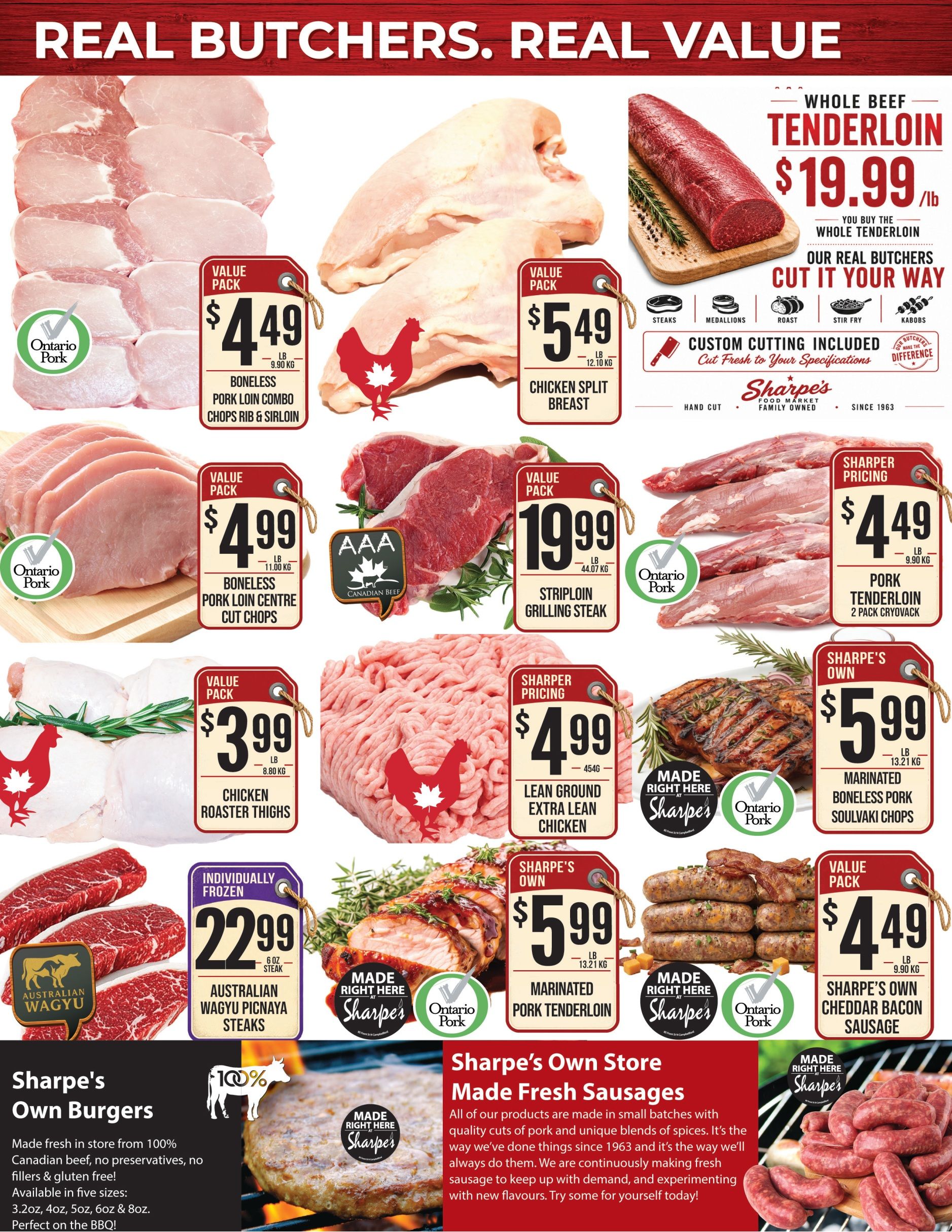 Sharpe's Food Market Flyer July 9 to 15