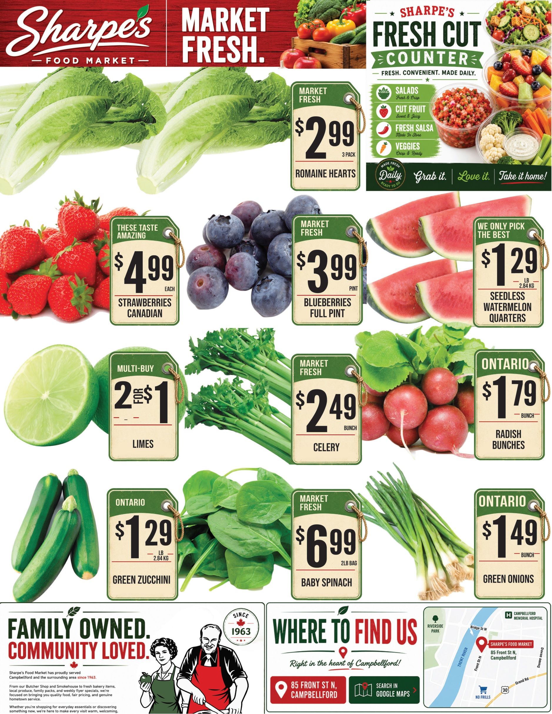 Sharpe's Food Market Flyer July 9 to 15