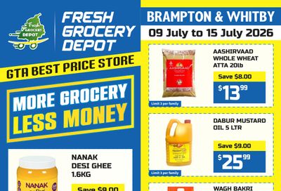 Fresh Grocery Depot Flyer July 9 to 15