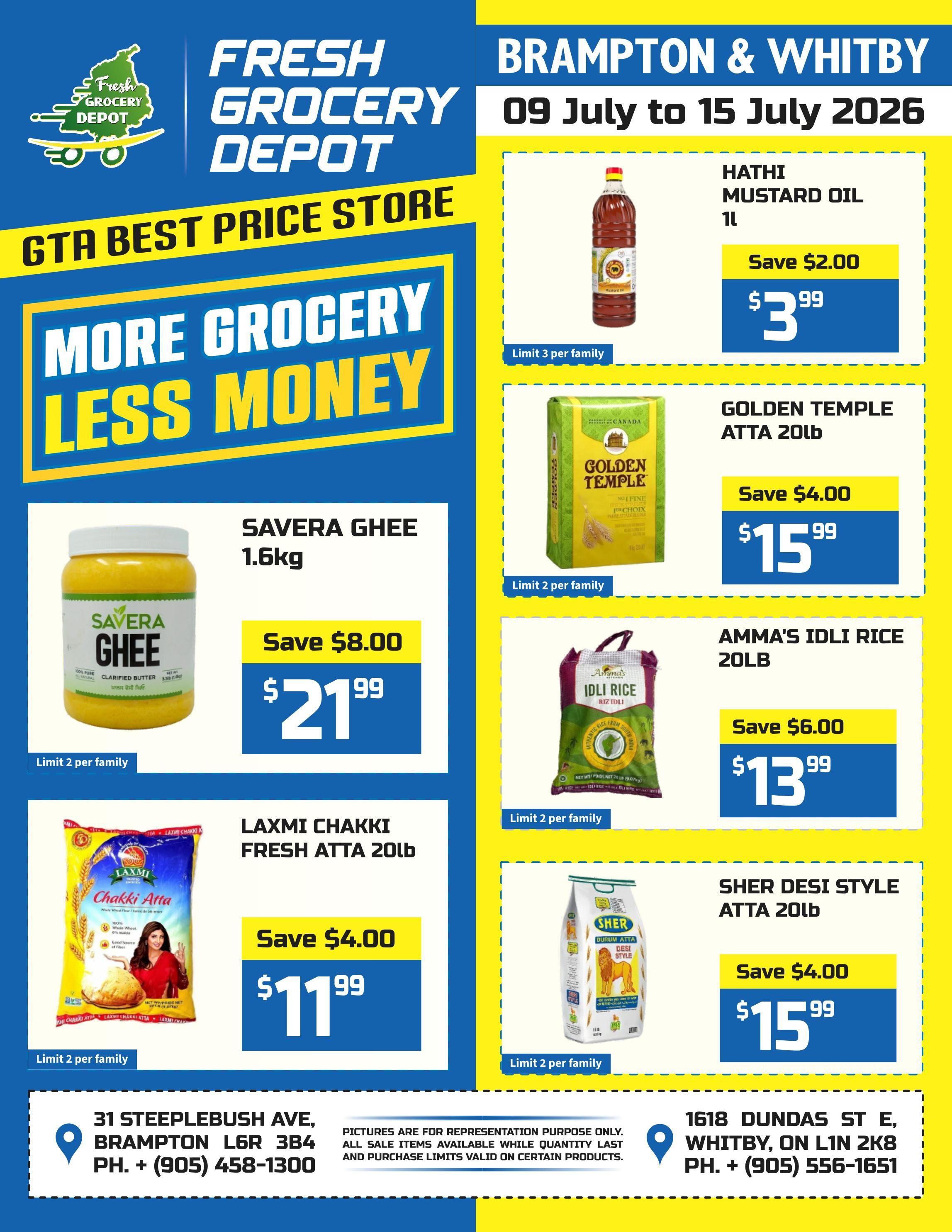 Fresh Grocery Depot Flyer July 9 to 15
