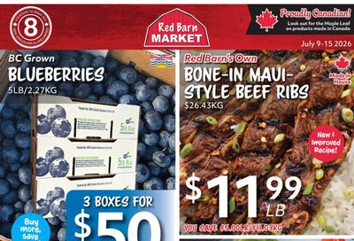 Red Barn Market Flyer July 9 to 15