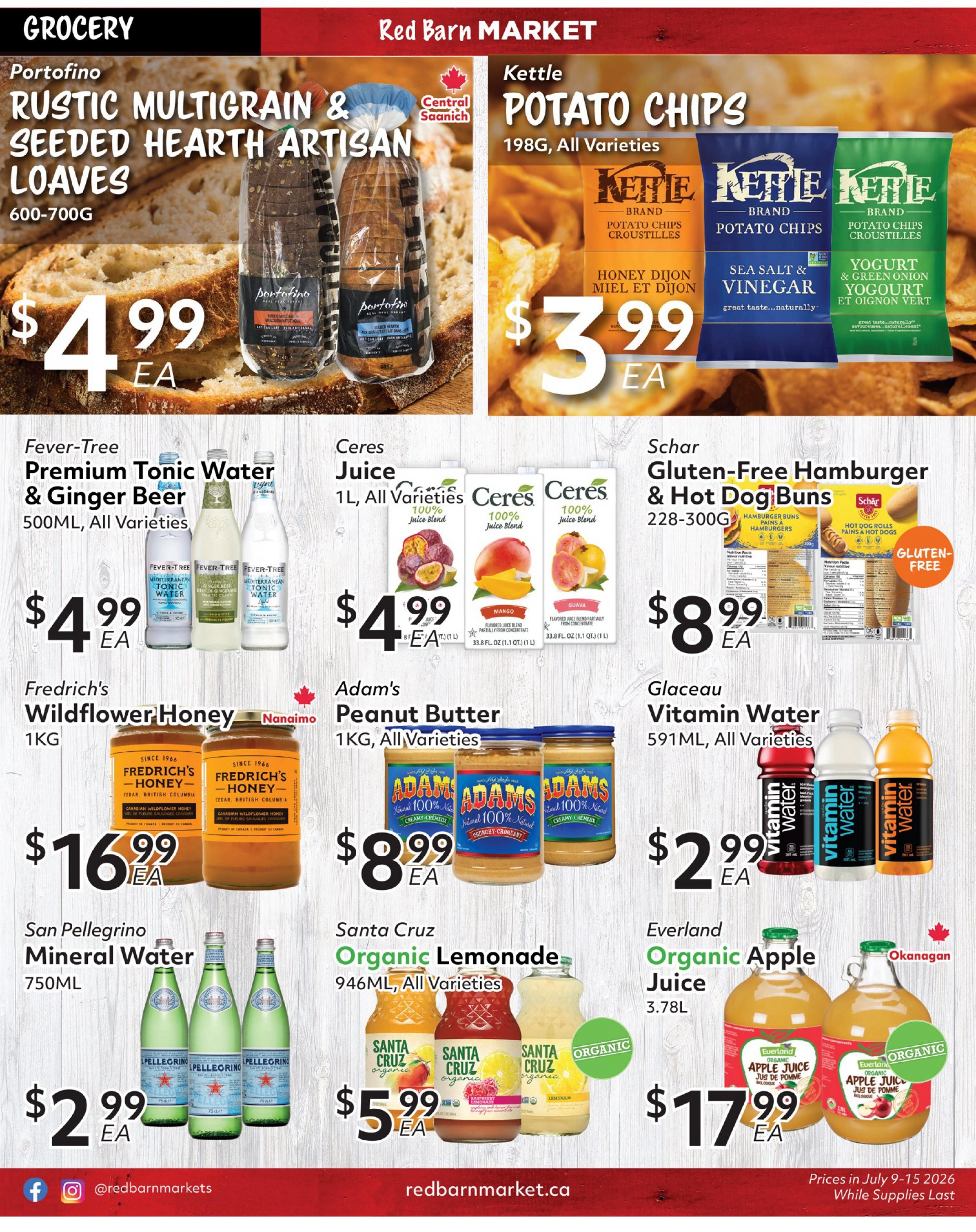 Red Barn Market Flyer July 9 to 15