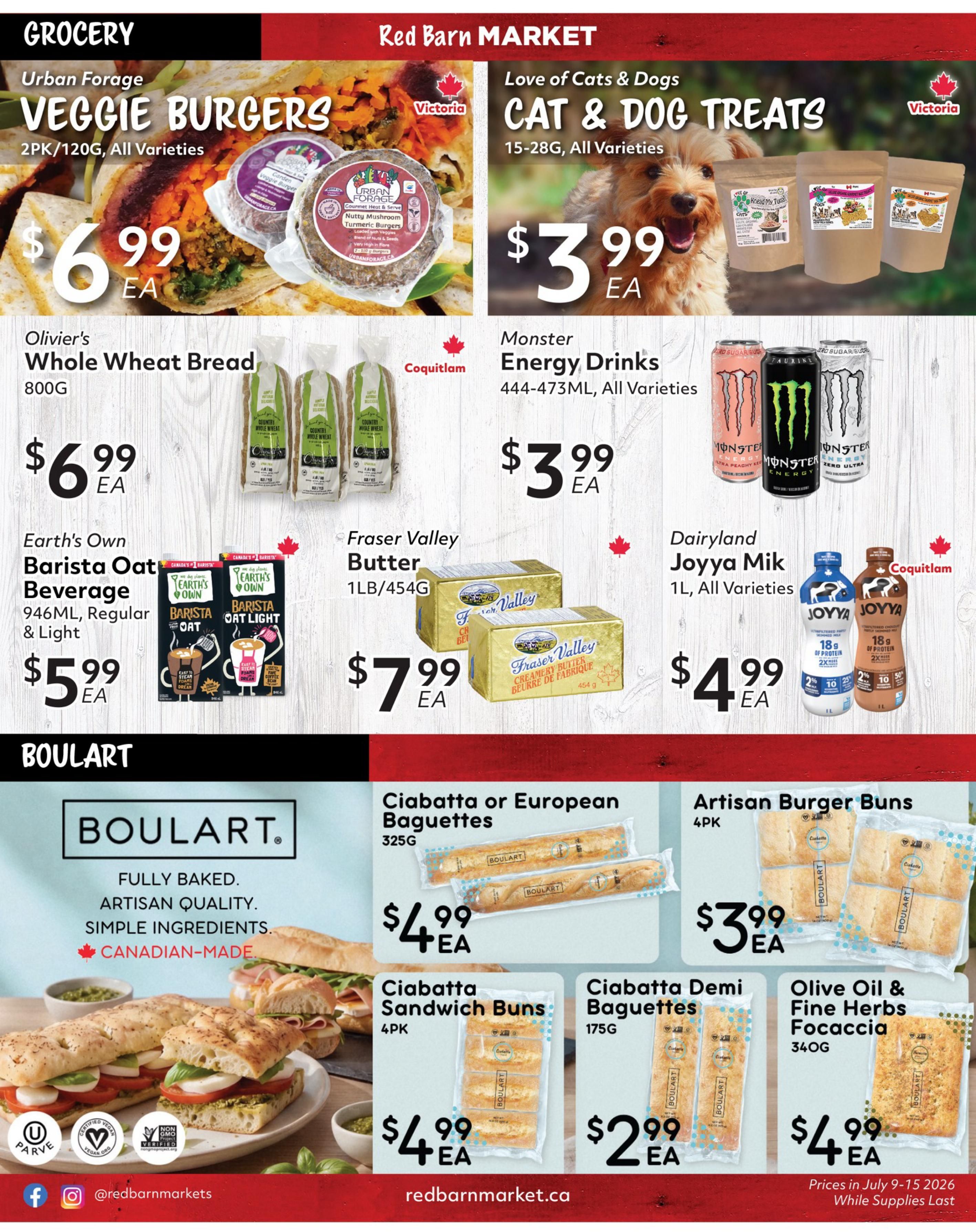 Red Barn Market Flyer July 9 to 15