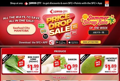 Seafood City Supermarket (MB) Flyer July 9 to 15