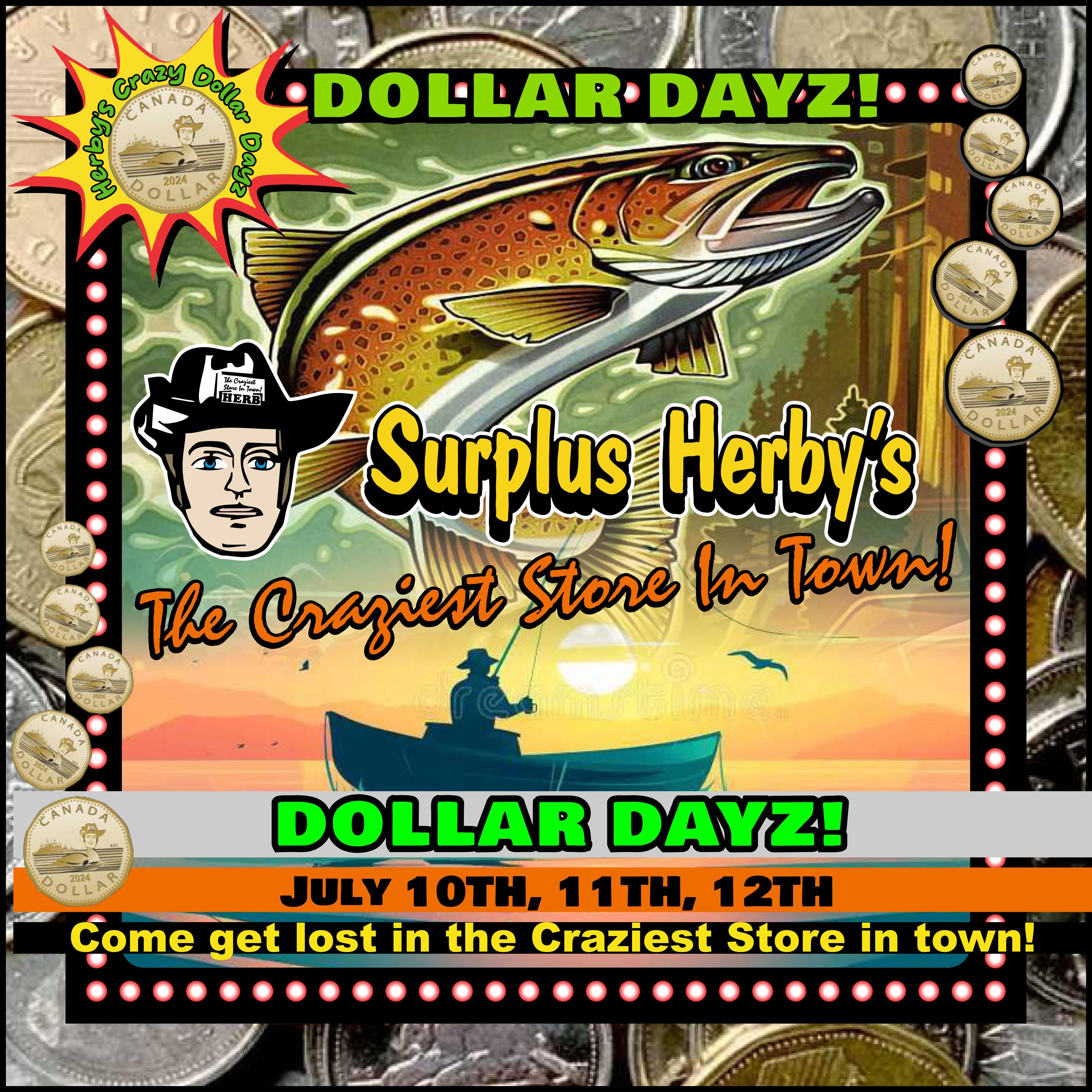 Surplus Herby's Flyer July 10 to 12