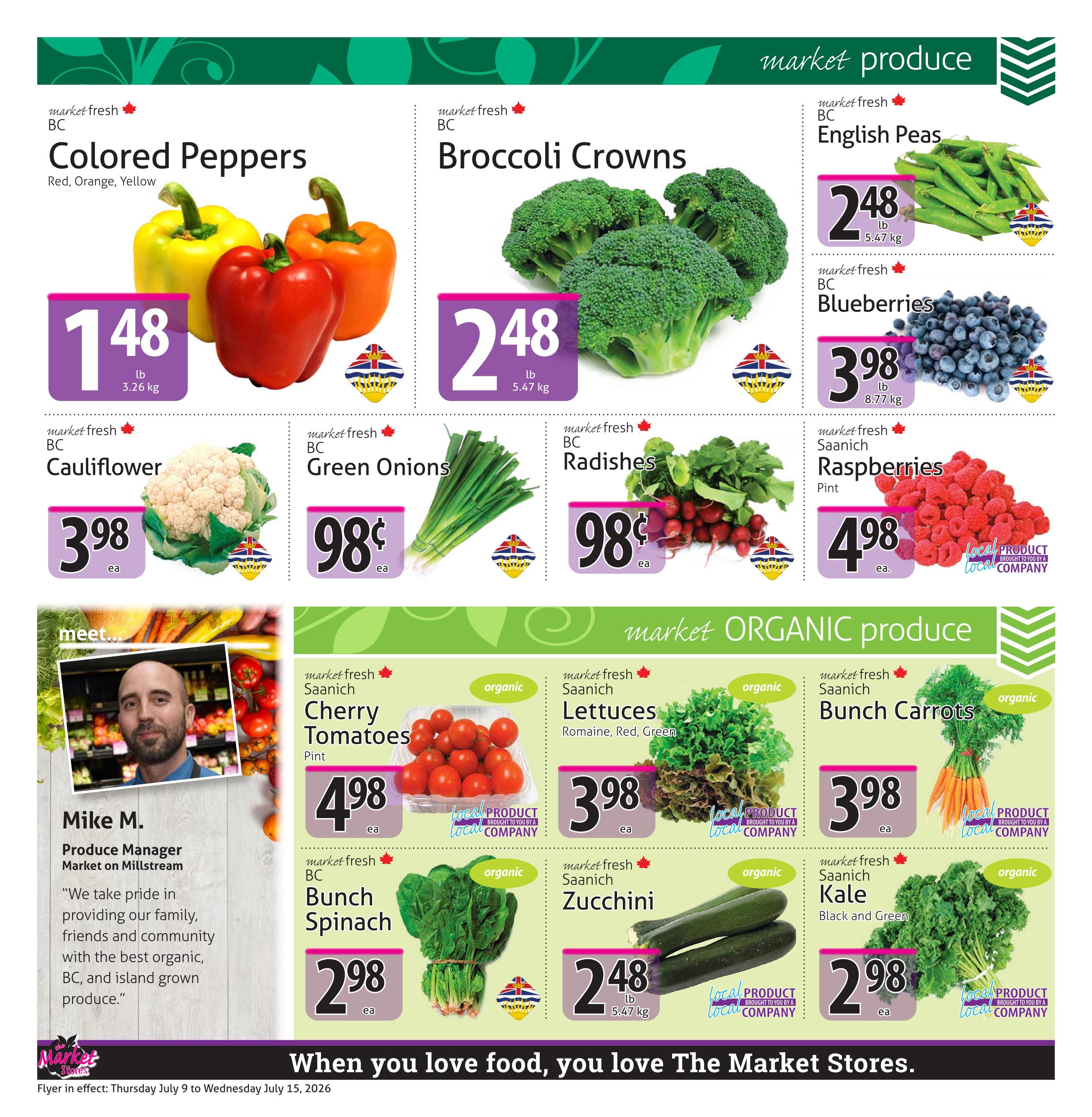 The Market Stores Flyer July 9 to 15