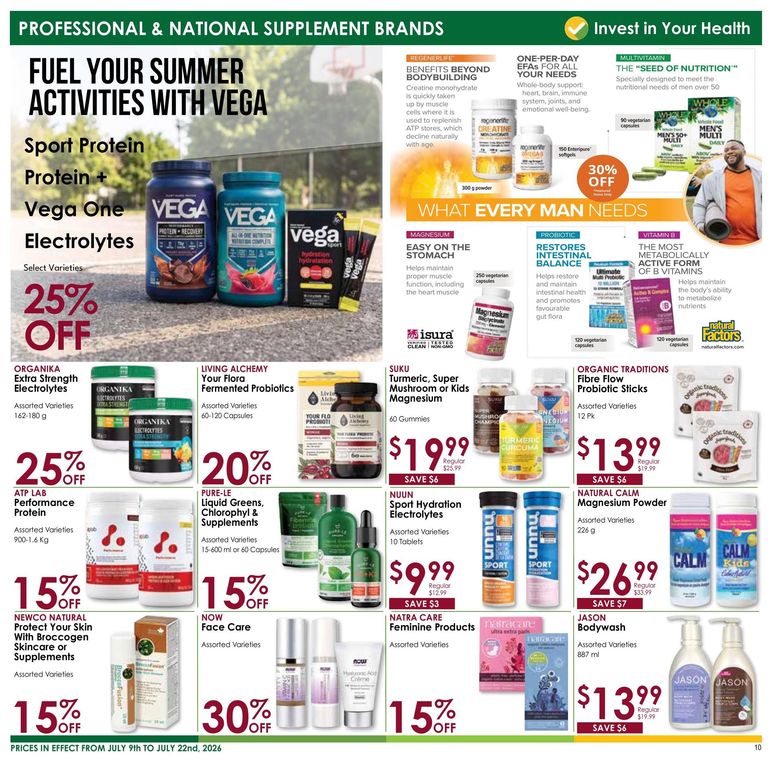 Nature's Emporium Bi-Weekly Flyer July 9 to 22
