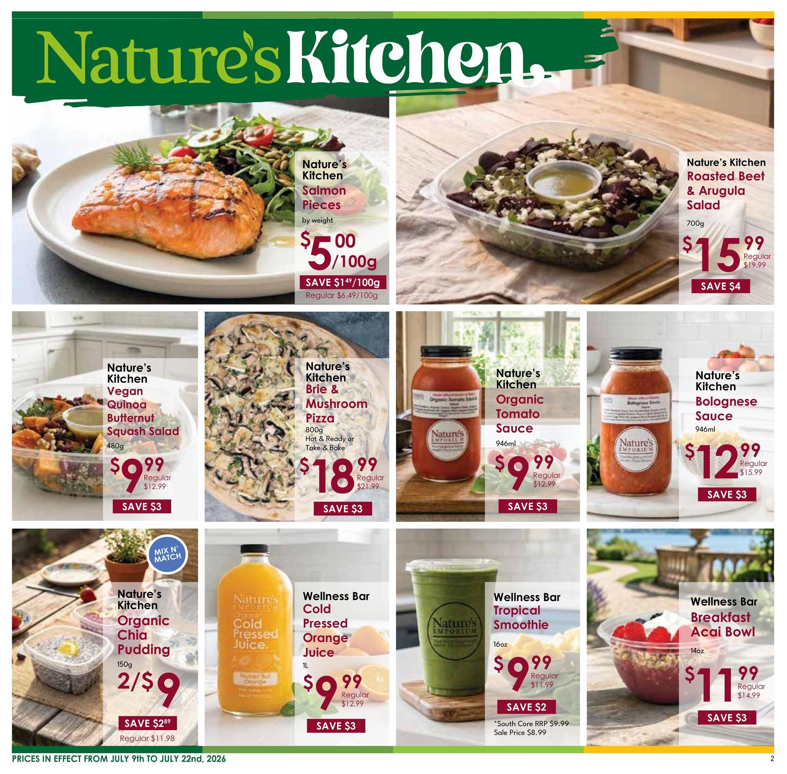 Nature's Emporium Bi-Weekly Flyer July 9 to 22