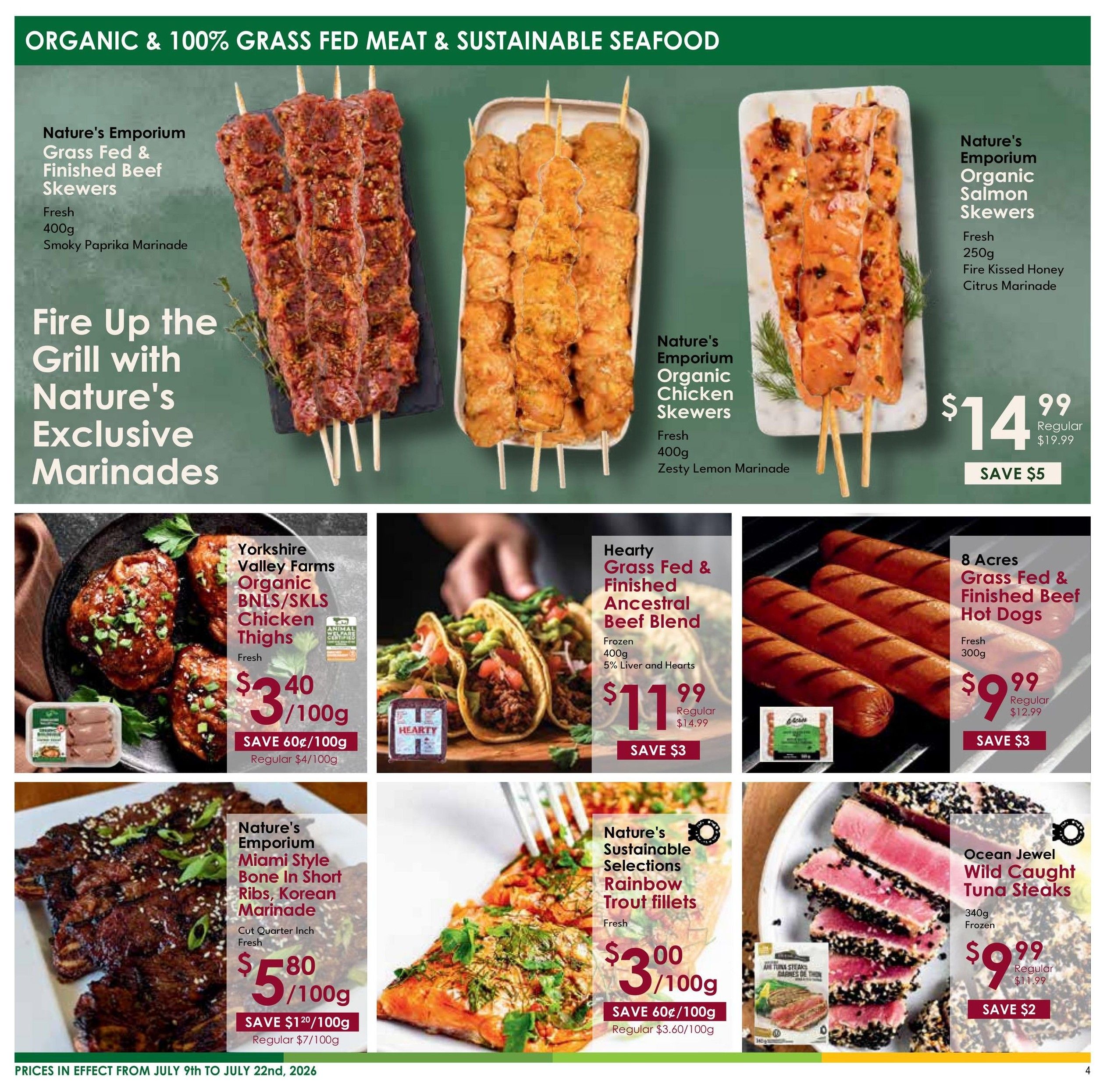 Nature's Emporium Bi-Weekly Flyer July 9 to 22