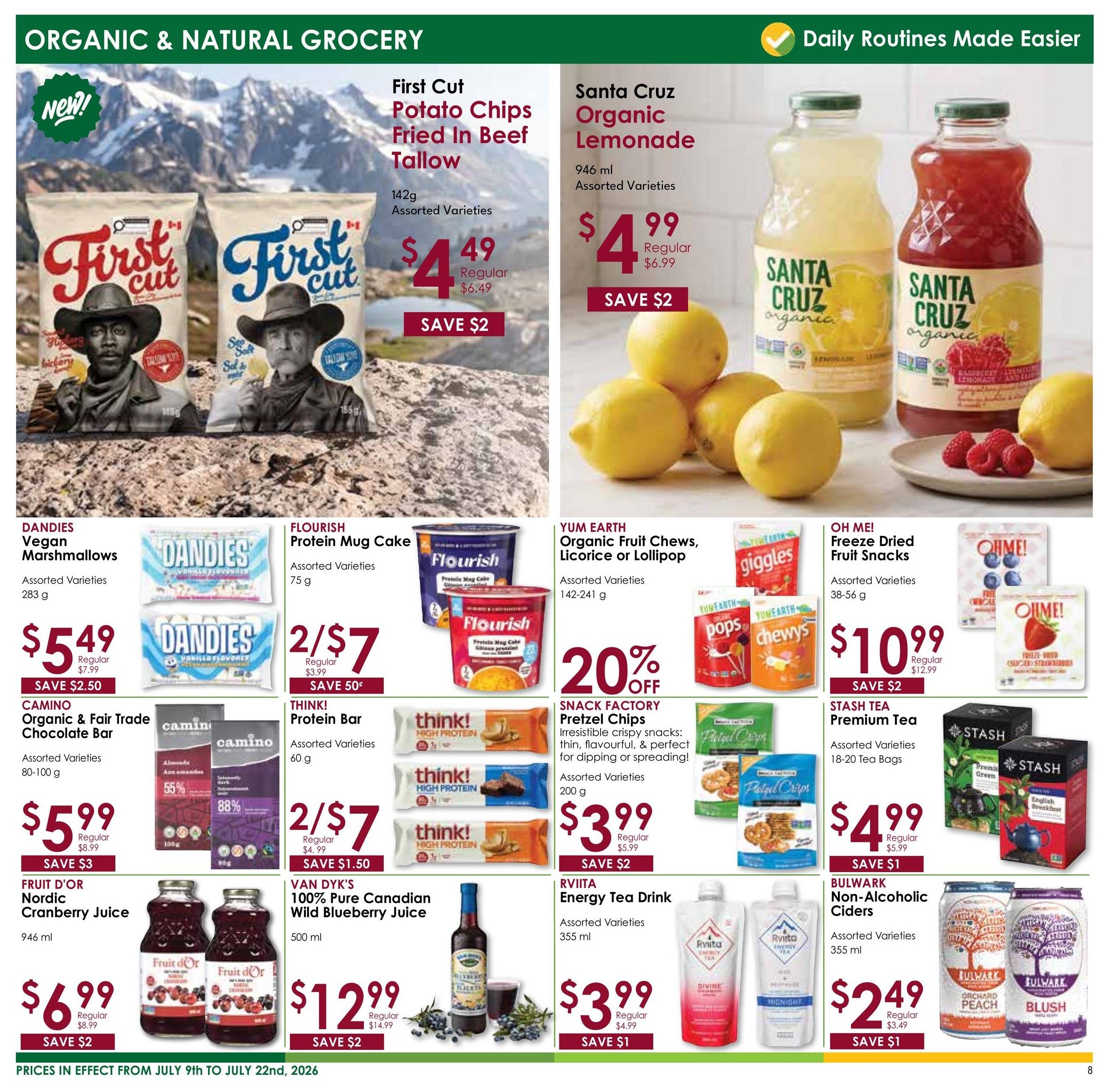 Nature's Emporium Bi-Weekly Flyer July 9 to 22
