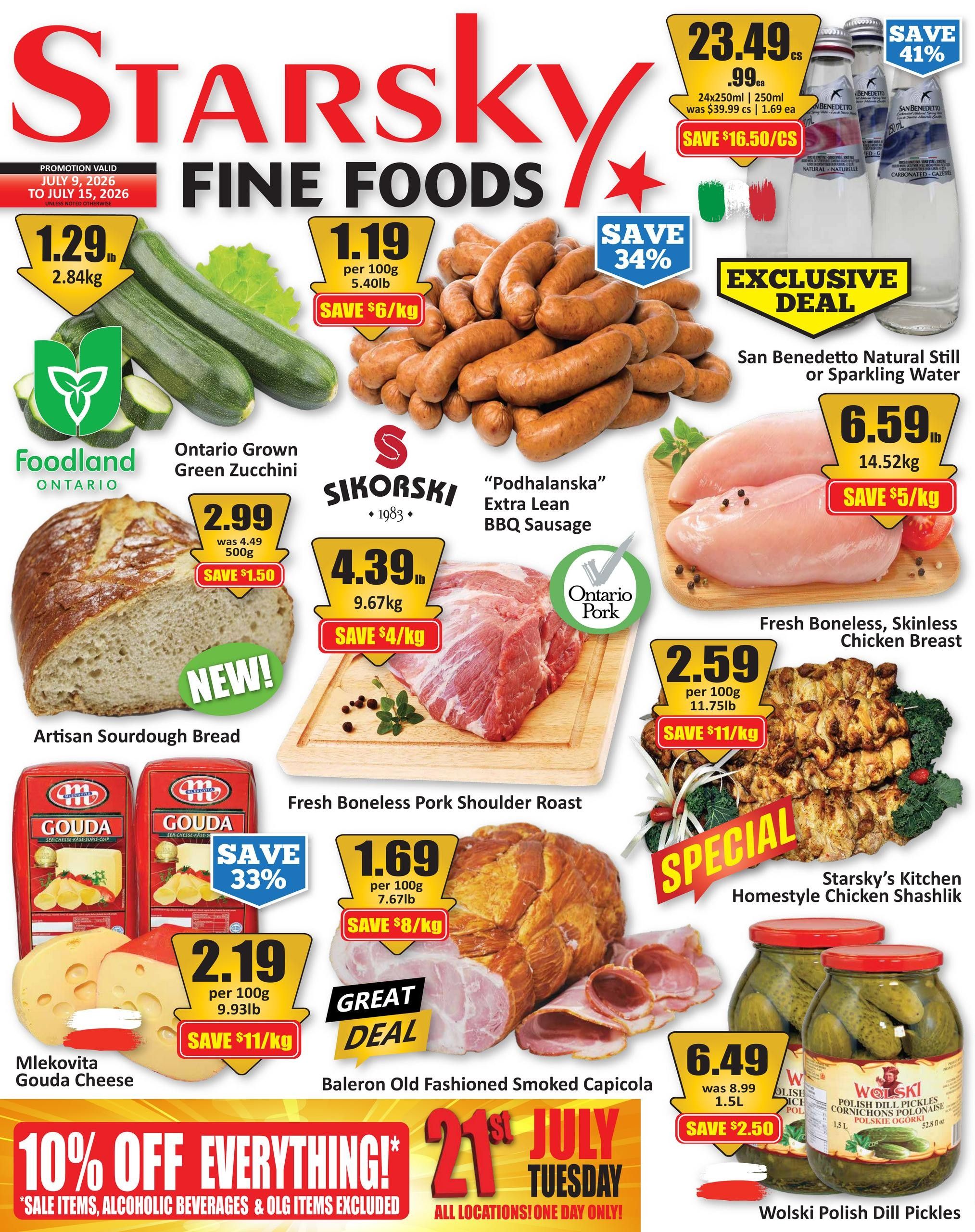 Starsky Foods Flyer July 9 to 15