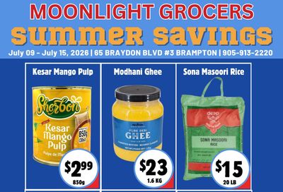 Moonlight Grocers Flyer July 9 to 15
