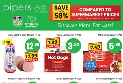 Pipers Superstore Flyer July 9 to 15