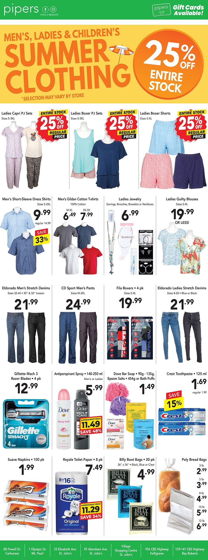Pipers Superstore Flyer July 9 to 15