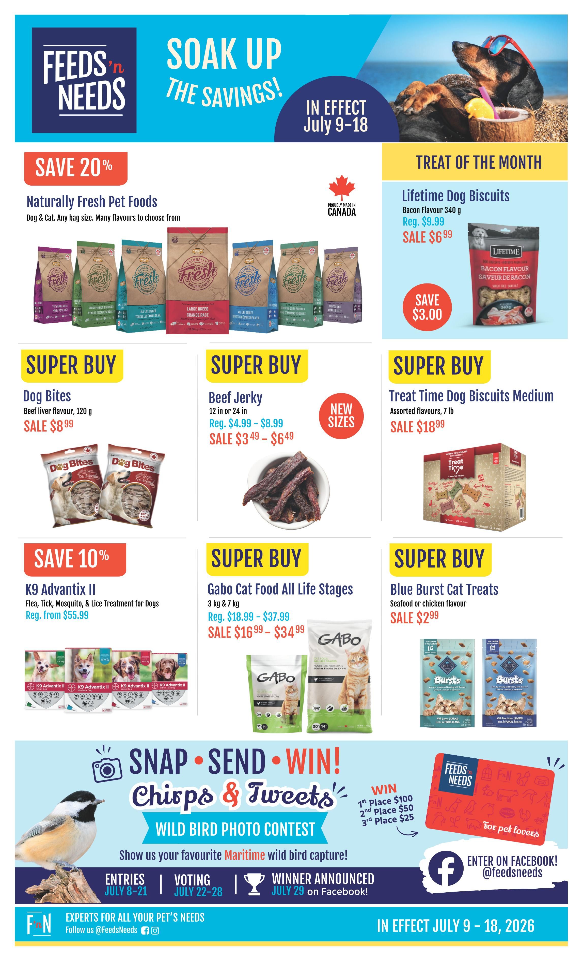 ShurGain Feeds'n Needs Flyer July 9 to 18