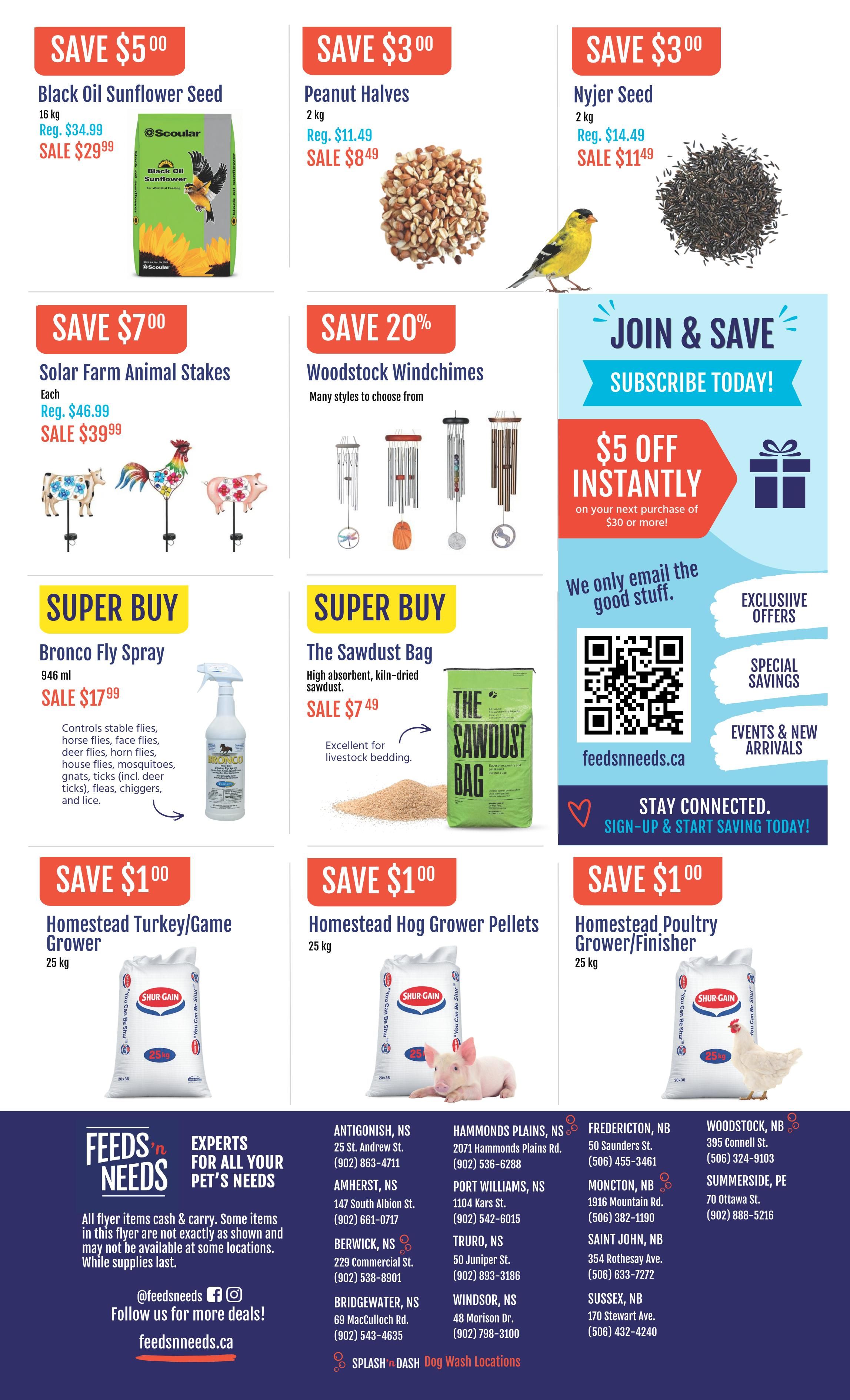 ShurGain Feeds'n Needs Flyer July 9 to 18
