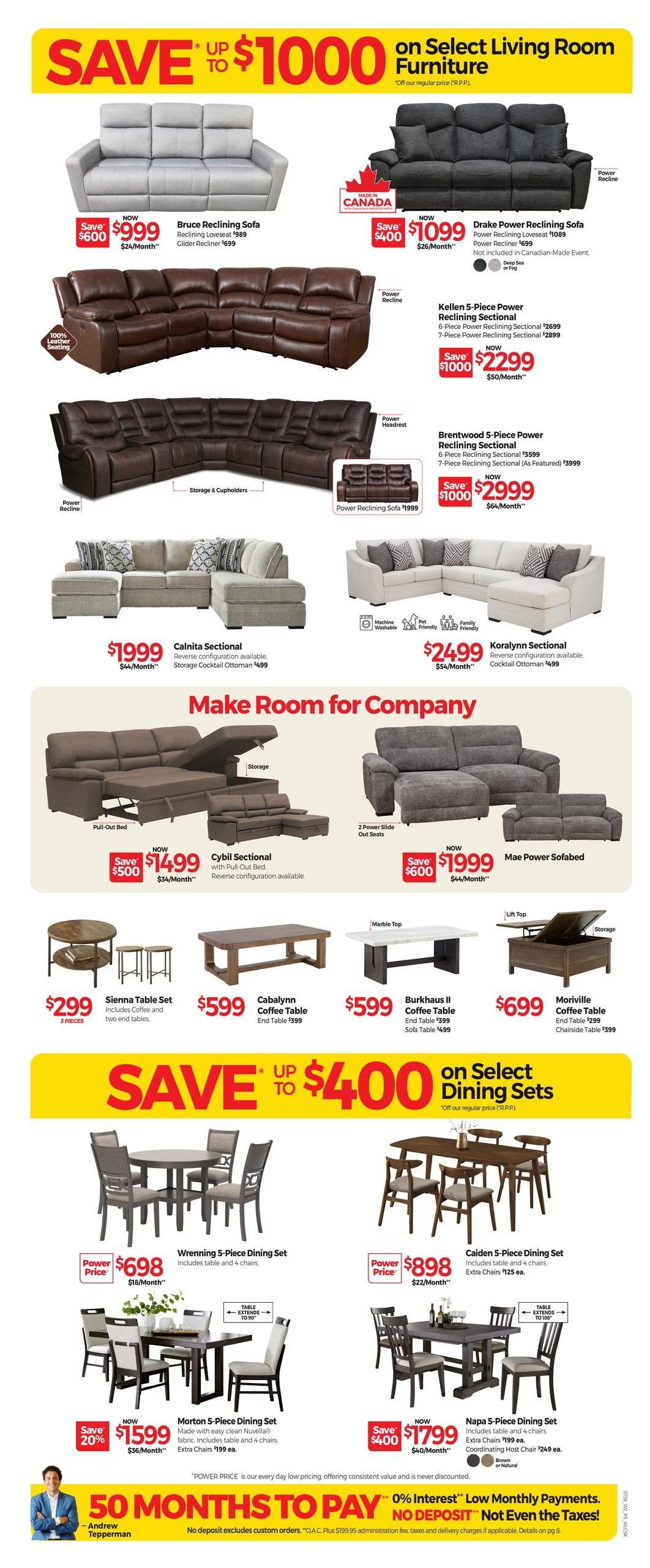 Tepperman's Flyer July 10 to 16