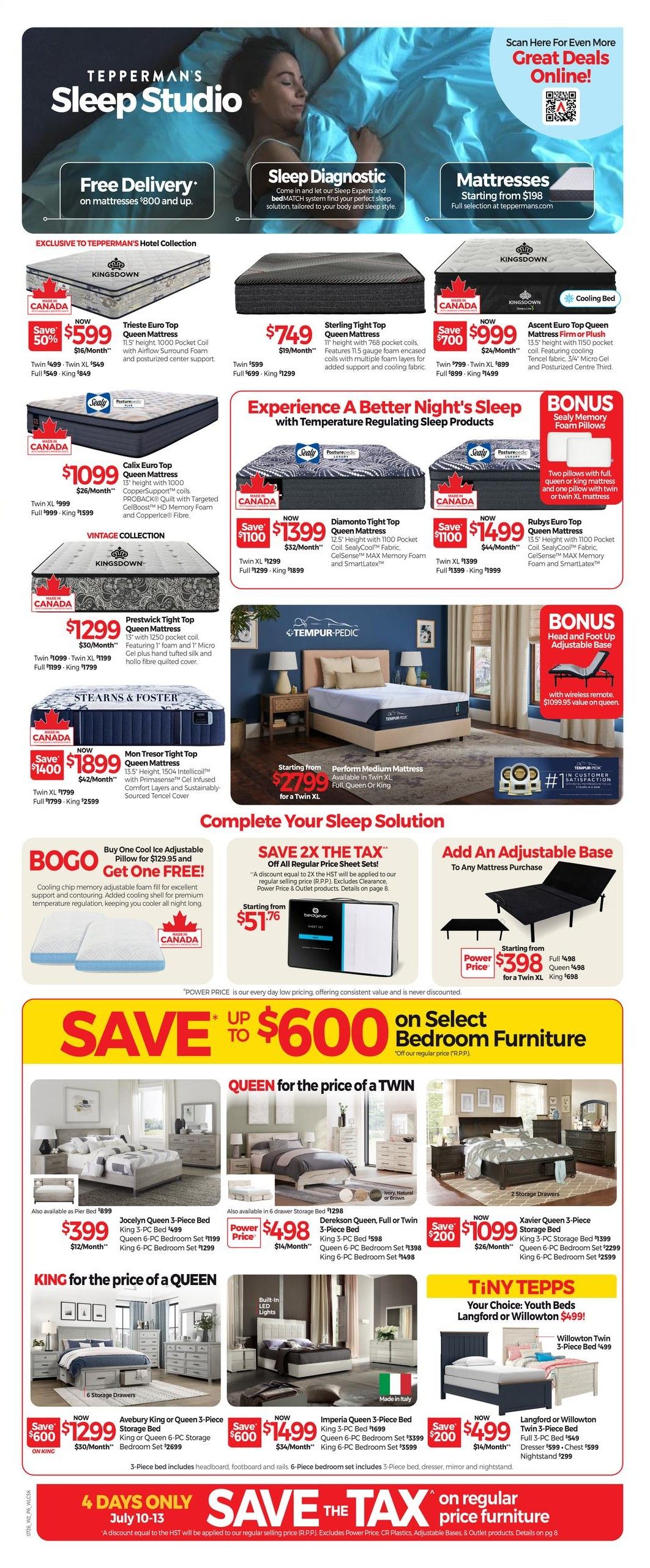 Tepperman's Flyer July 10 to 16