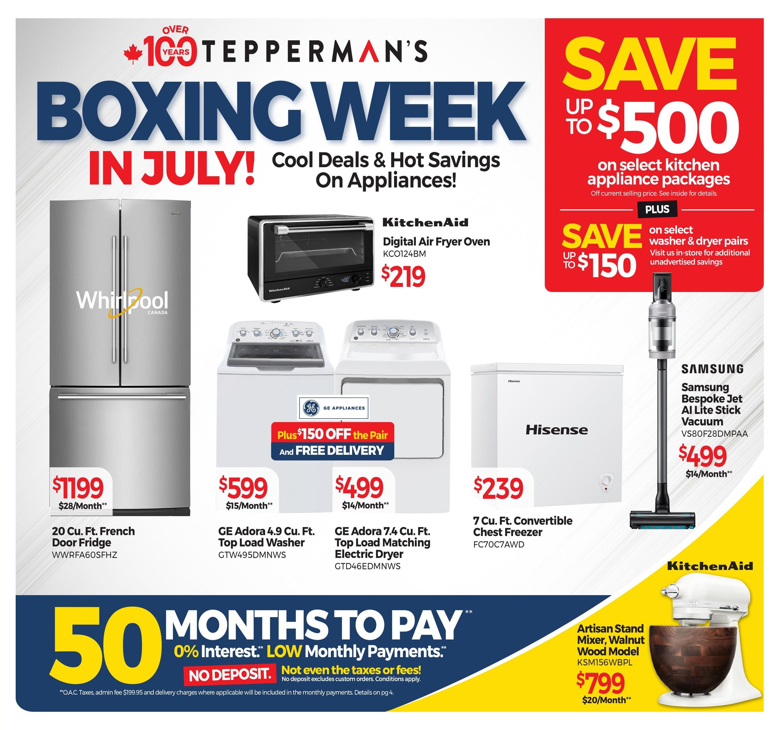 Tepperman's Flyer July 10 to 16