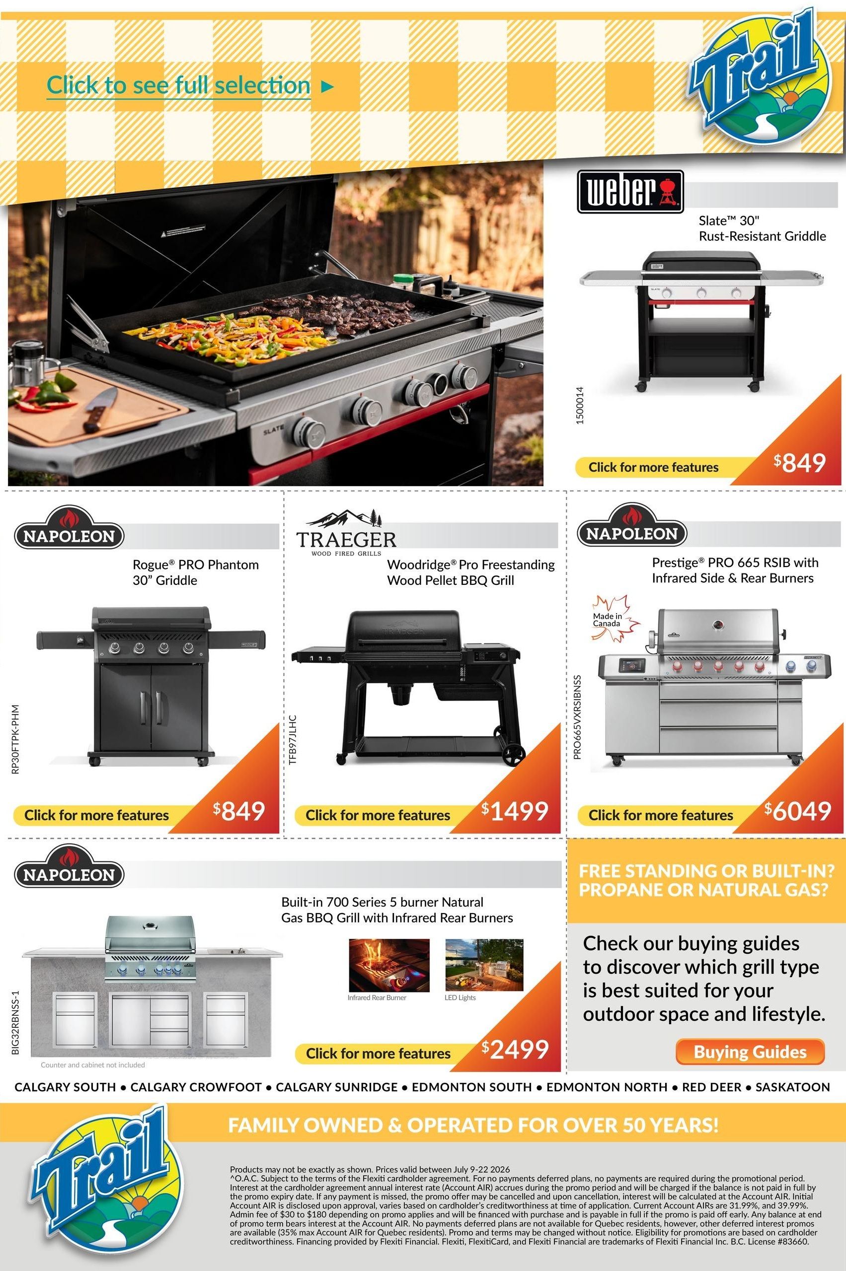 Trail Appliances (AB & SK) Flyer July 9 to 22