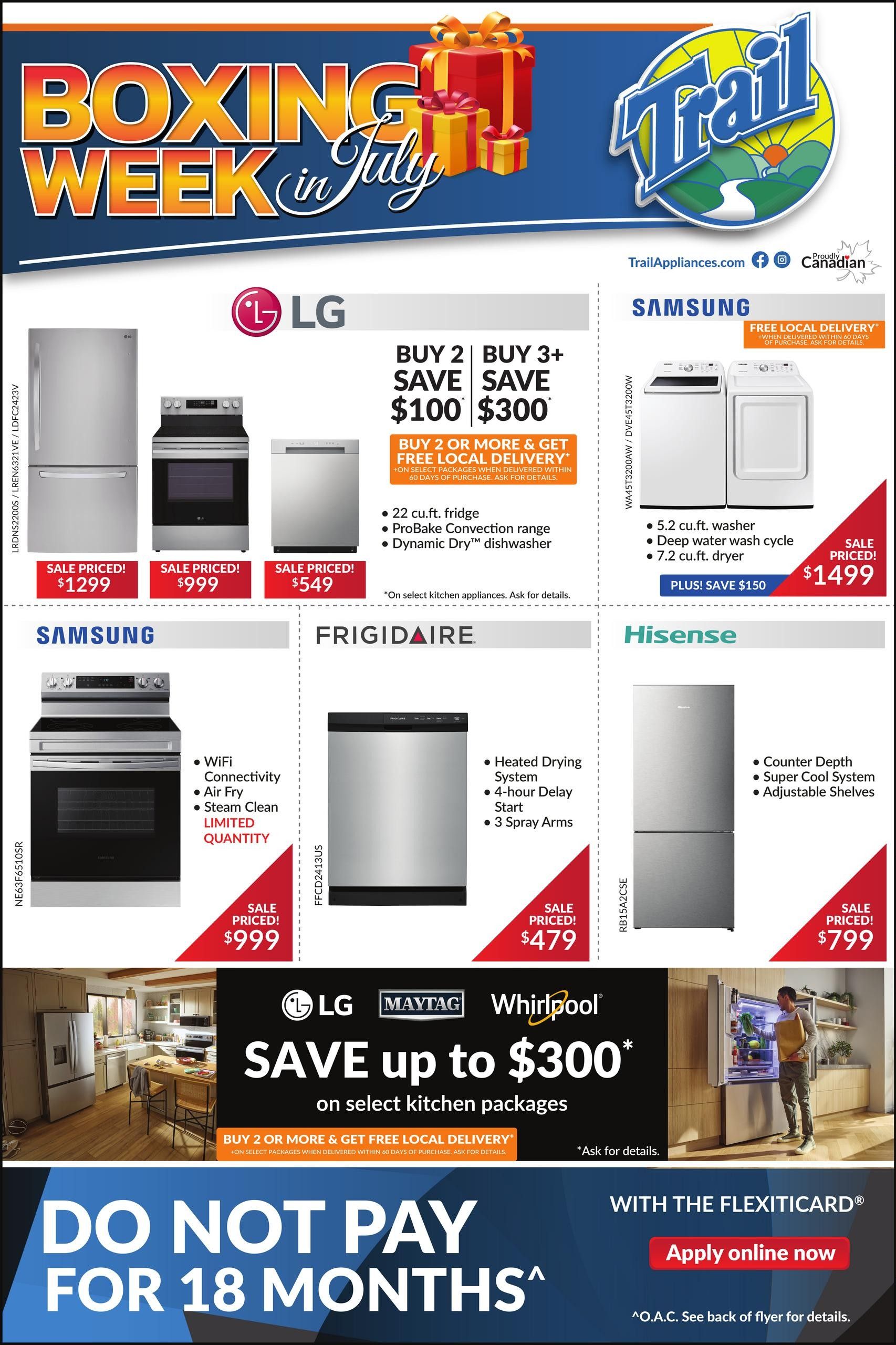 Trail Appliances (AB & SK) Flyer July 9 to 15