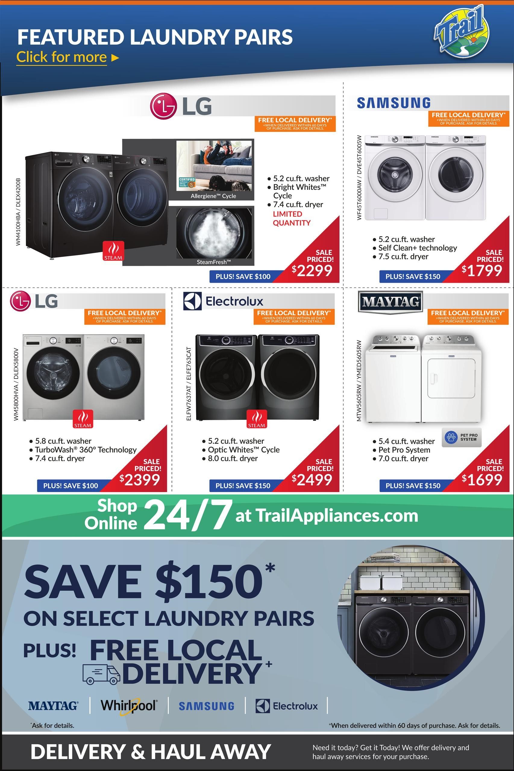 Trail Appliances (AB & SK) Flyer July 9 to 15