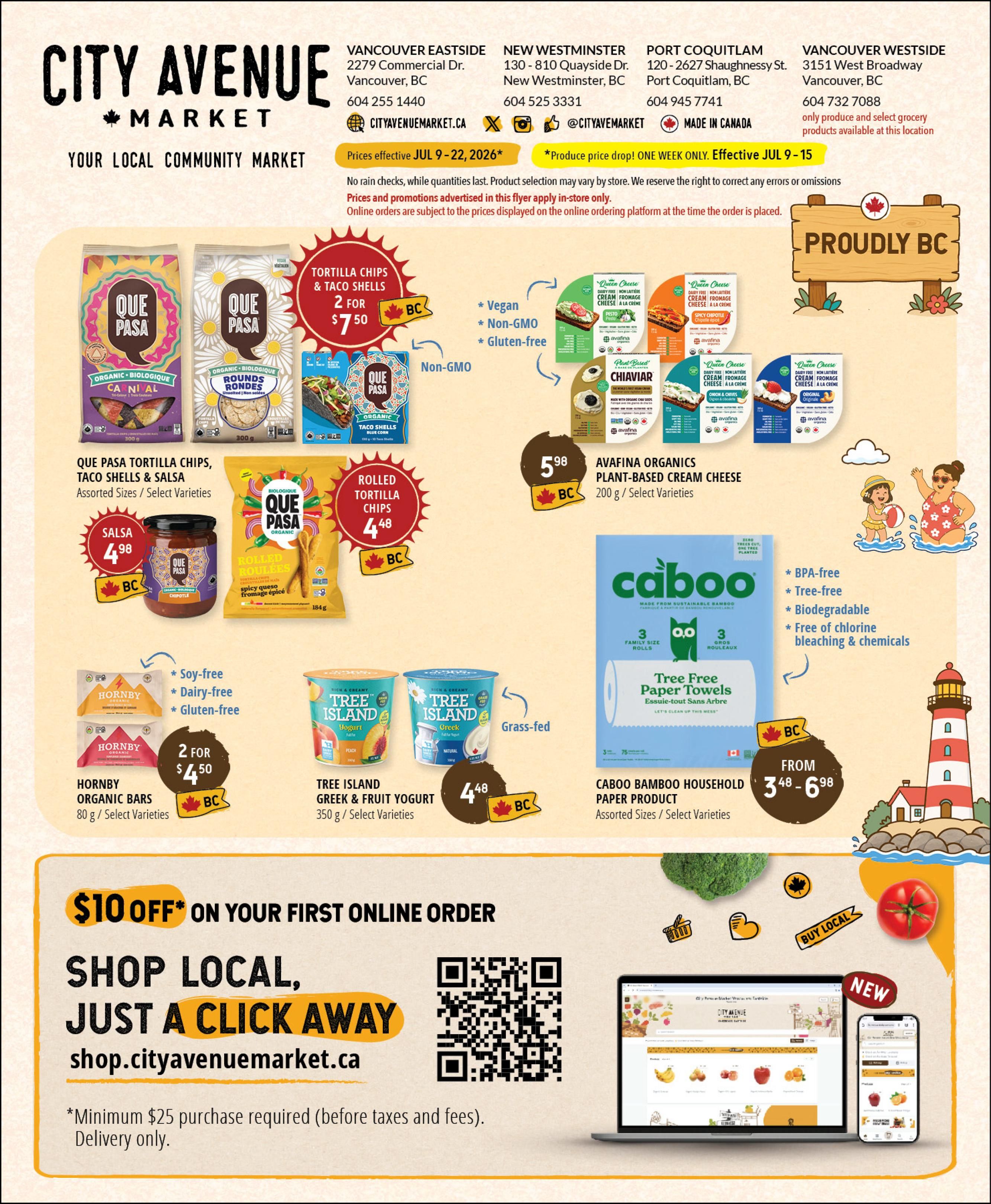 City Avenue Market Flyer July 9 to 22