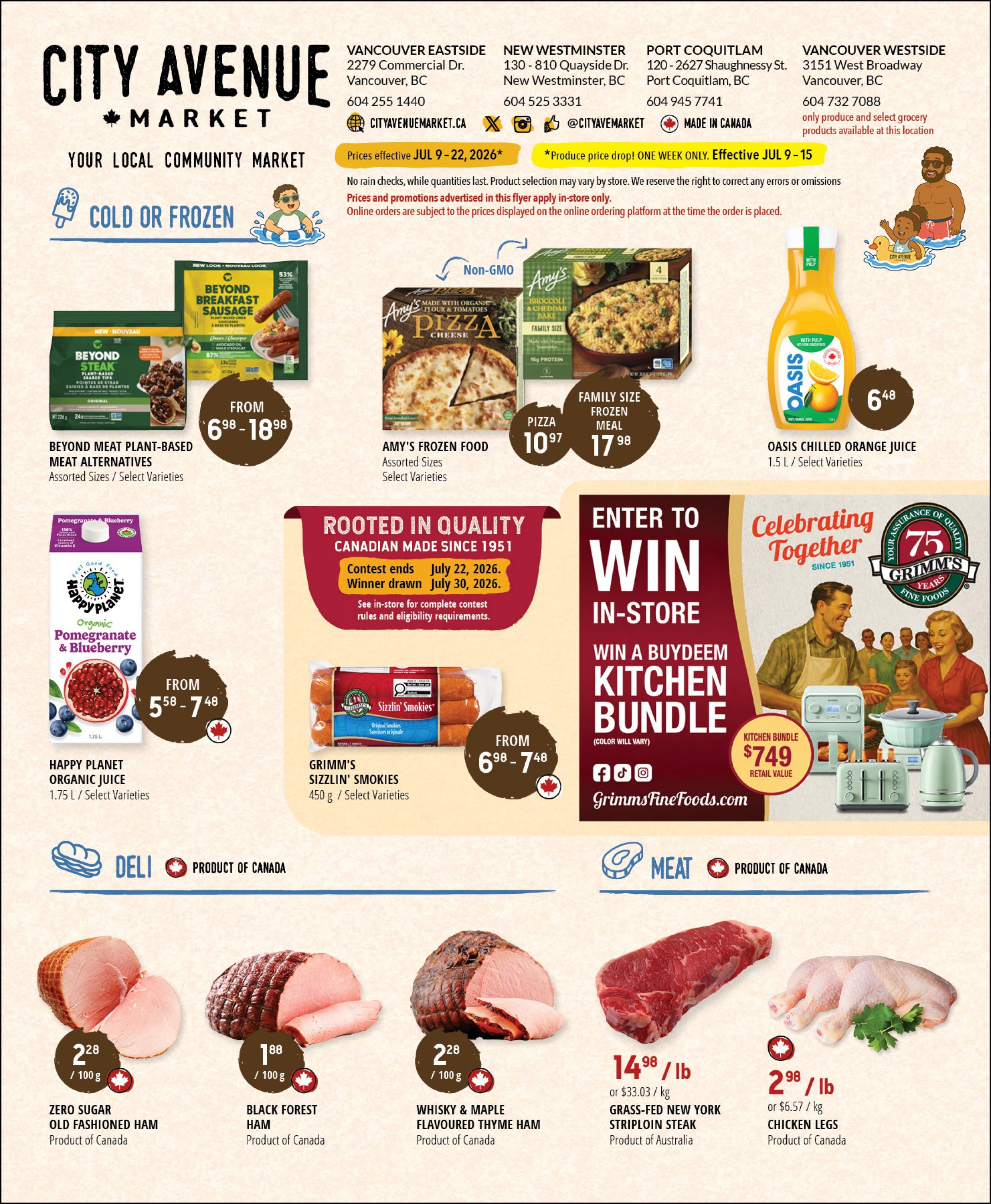 City Avenue Market Flyer July 9 to 22