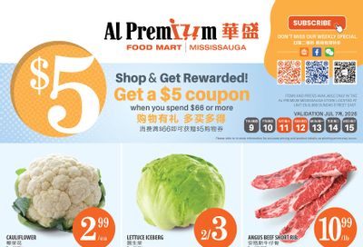 Al Premium Food Mart (Mississauga) Flyer July 9 to 15